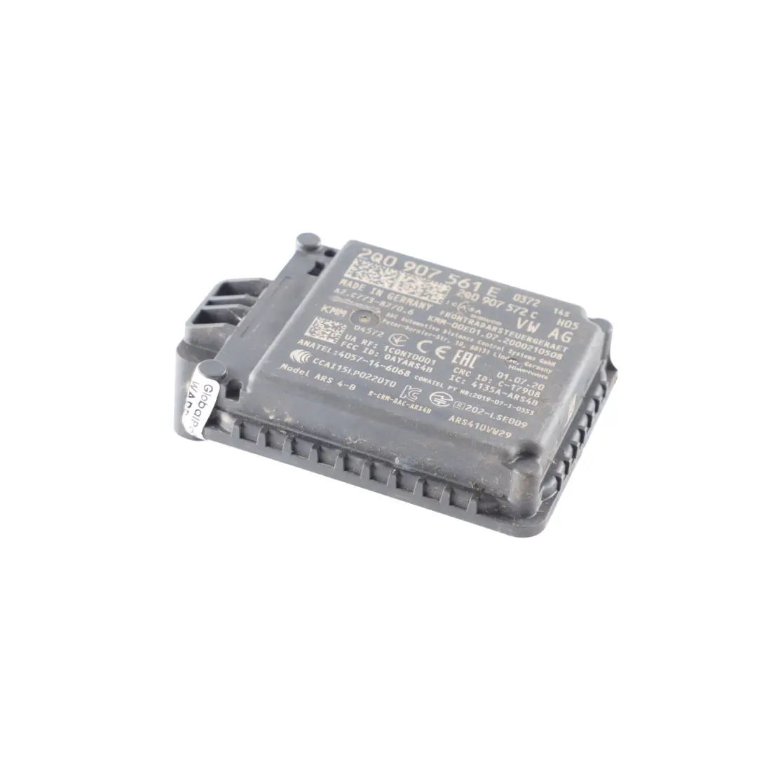 Radar Distance Distronic Control Sensor Module Unit ECU to Audi Q2 GA with Part number 2Q0907561E Audi Q2 GA Radar Distance Distronic Control Sensor Module Unit ECU - SKU 2Q0907561E - Part number 2Q0907561E