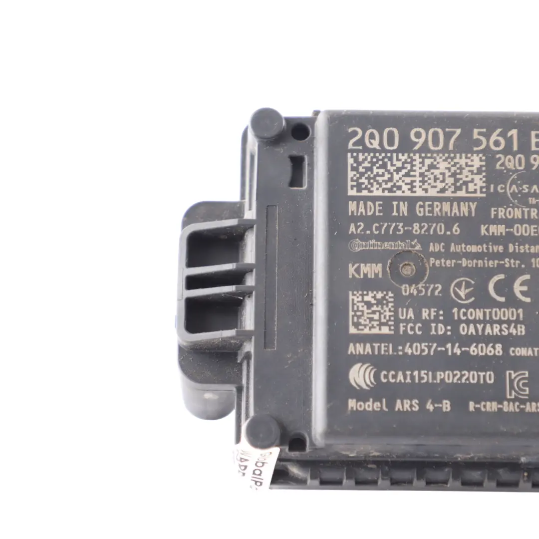 Audi Q2 GA Radar Distance Distronic Control Sensor Module Unit ECU - SKU 2Q0907561E - Part number 2Q0907561E