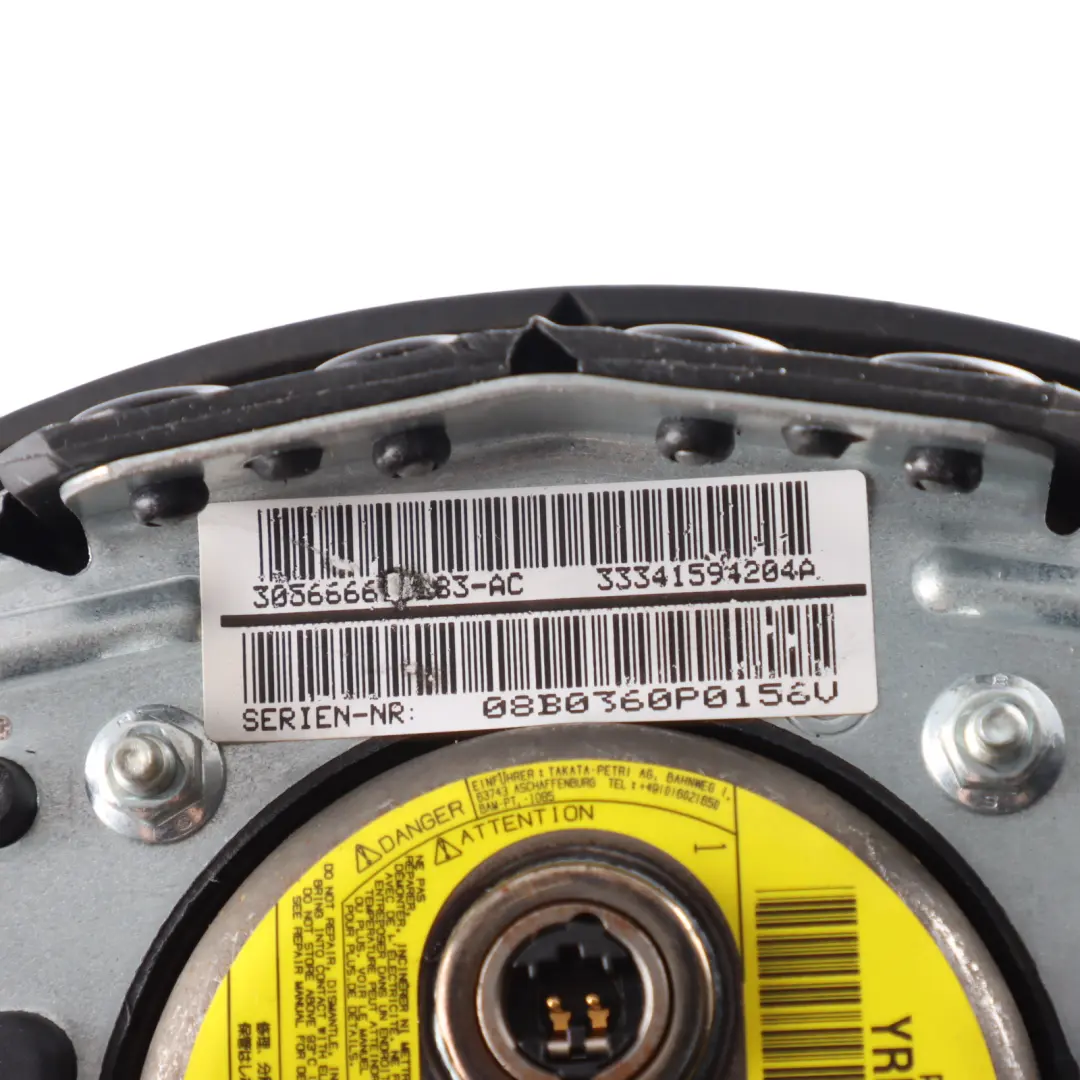 Driver's Side Steering Wheel Air Module Bag to BMW X3 E83 LCI with Part number 3415942 BMW X3 E83 LCI Driver's Side Steering Wheel Air Module Bag - SKU 3415942-2 - Part number 3415942