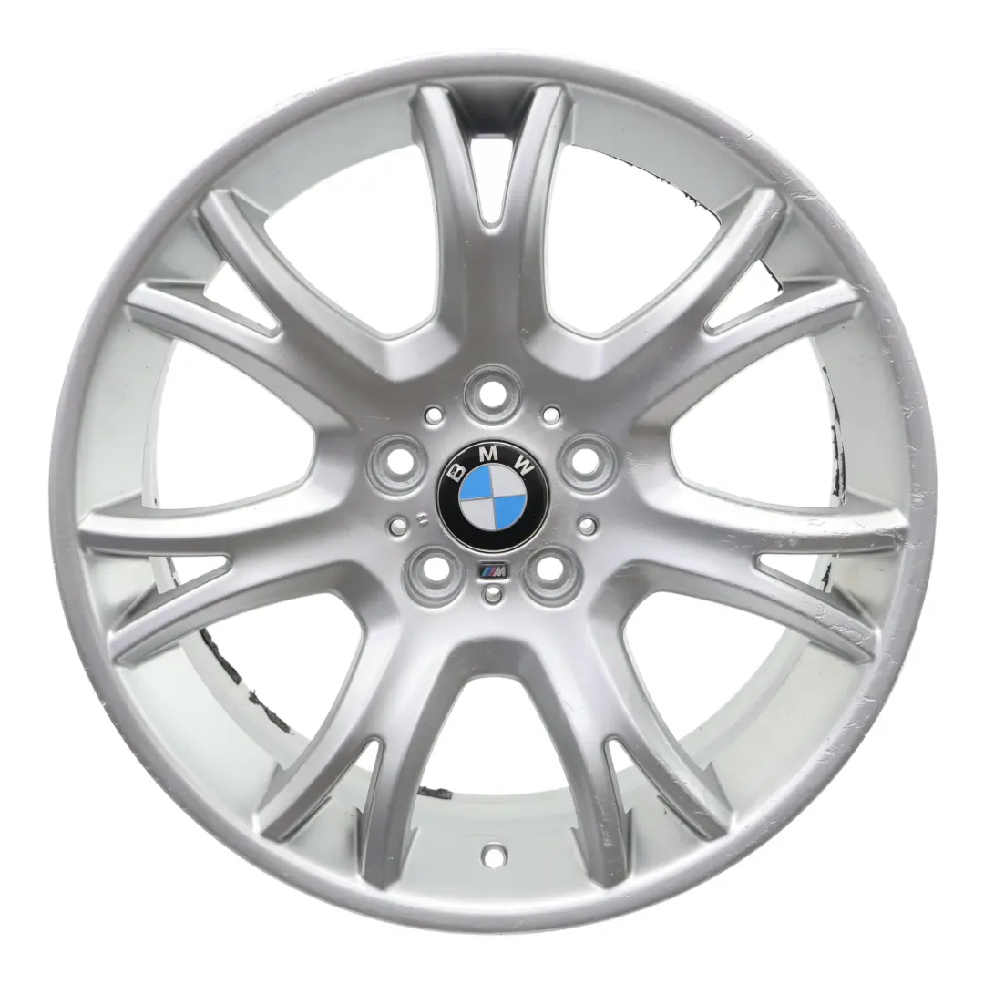 Silber Hinten Alufelge Alu Felge Y-Speiche 191 19" 9J ET:51 für BMW X3 E83 mit Teilenummer 3417268 BMW X3 E83 Silber Hinten Alufelge Alu Felge Y-Speiche 191 19" 9J ET:51 - SKU 3417268-2 - Teilenummer 3417268