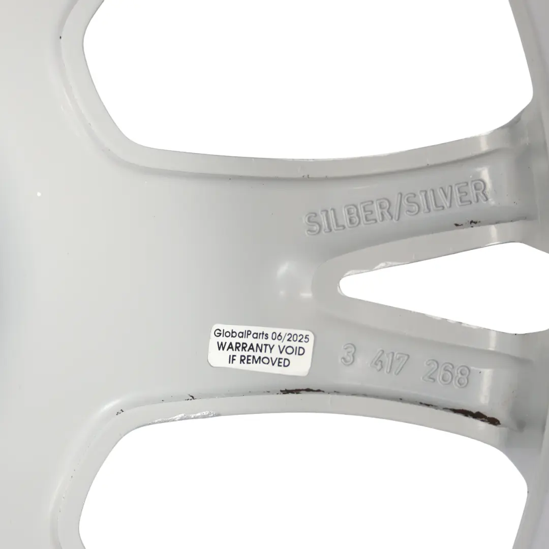 BMW X3 Serie E83 Argento Cerchio in lega posteriore a Y 191 19" 9J ET:51 - SKU 3417268-2 - Numero di parte 3417268