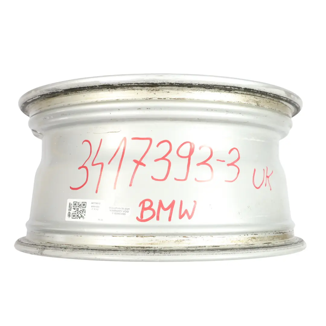 BMW X3 Series E83 Silver Alloy Wheel Rim 17" Star Spoke 204 ET:46 8J - SKU 3417393-3 - Part number 3417393