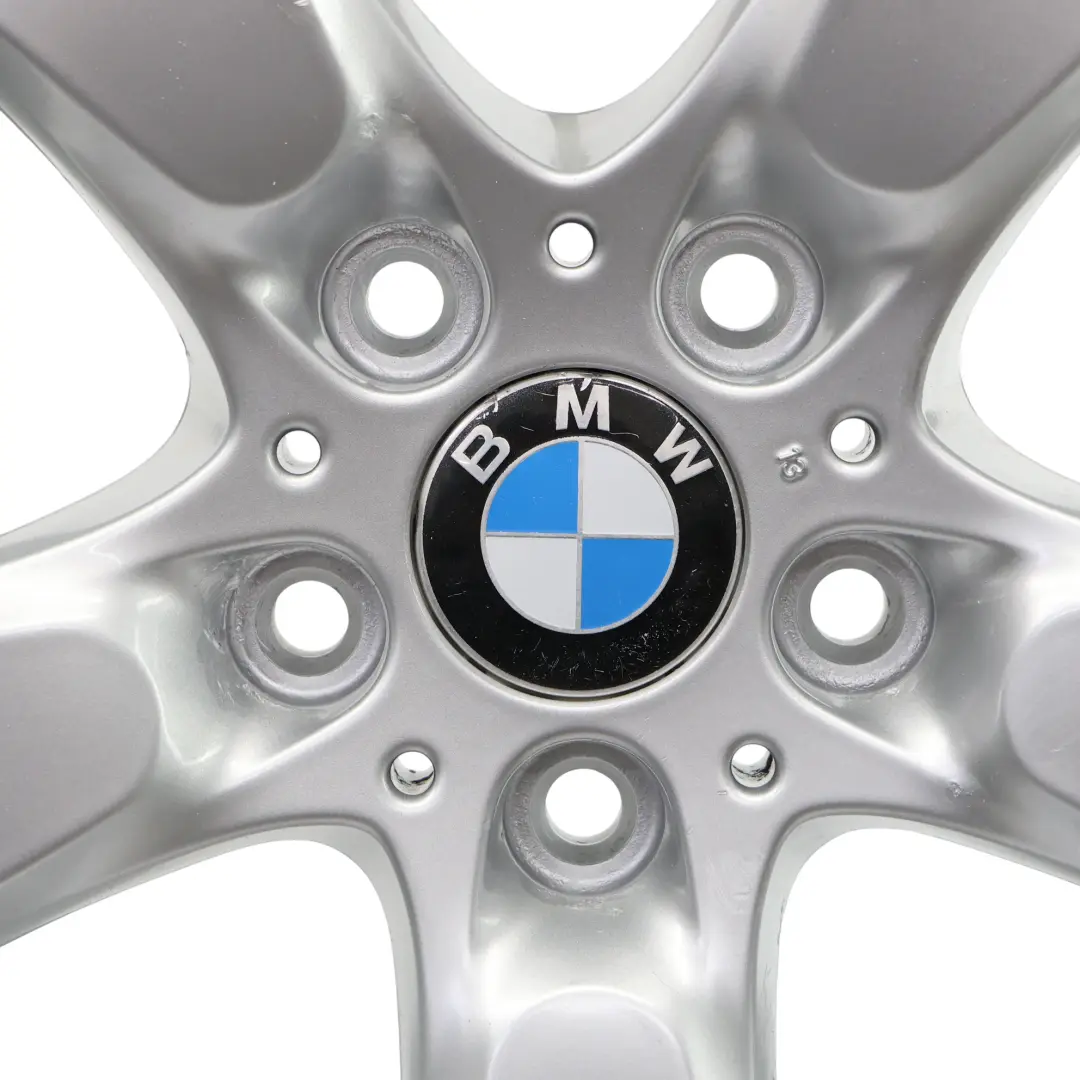 Alloy Wheel Rim 17" Star Spoke 204 ET:46 8J to BMW X3 Series E83 Silver with Part number 3417393 BMW X3 Series E83 Silver Alloy Wheel Rim 17" Star Spoke 204 ET:46 8J - SKU 3417393-3 - Part number 3417393