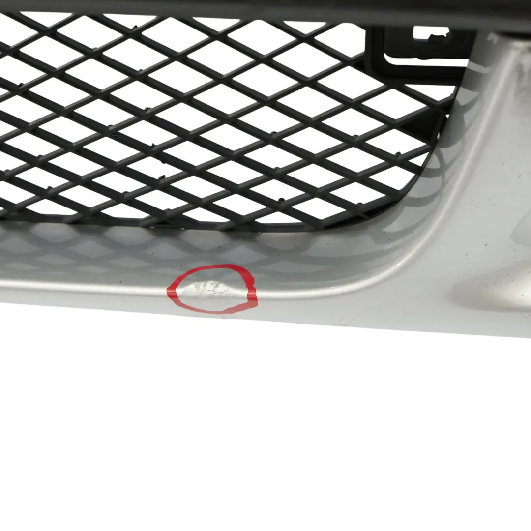BMW X3 E83 LCI Complete Front Bumper PDC Silbergrau Silver Grey Metallic - A08 - SKU 3445874-SBG - Part number 3445874