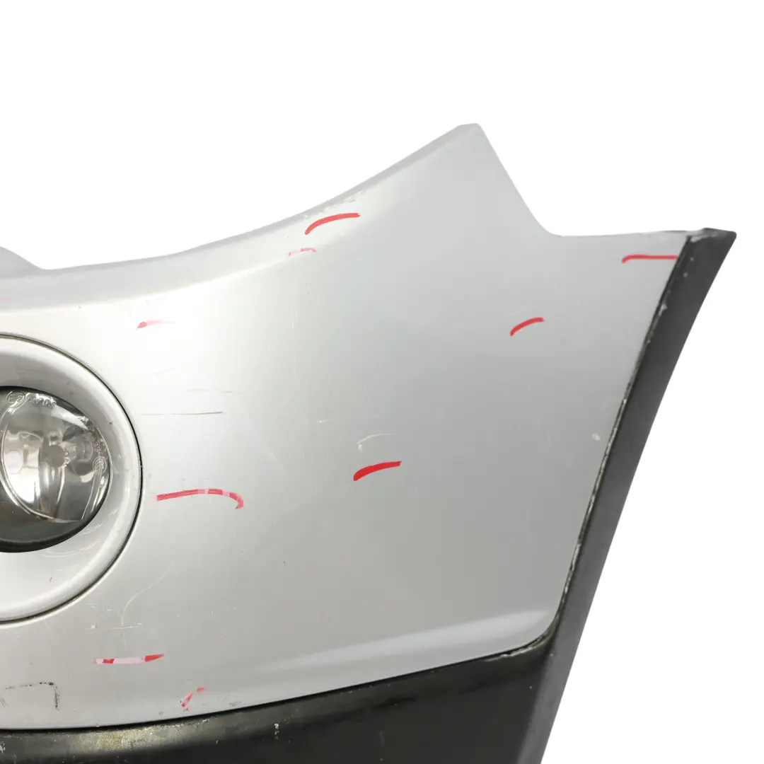 BMW X3 E83 LCI Complete Front Bumper PDC Silbergrau Silver Grey Metallic - A08 - SKU 3445874-SBG - Part number 3445874