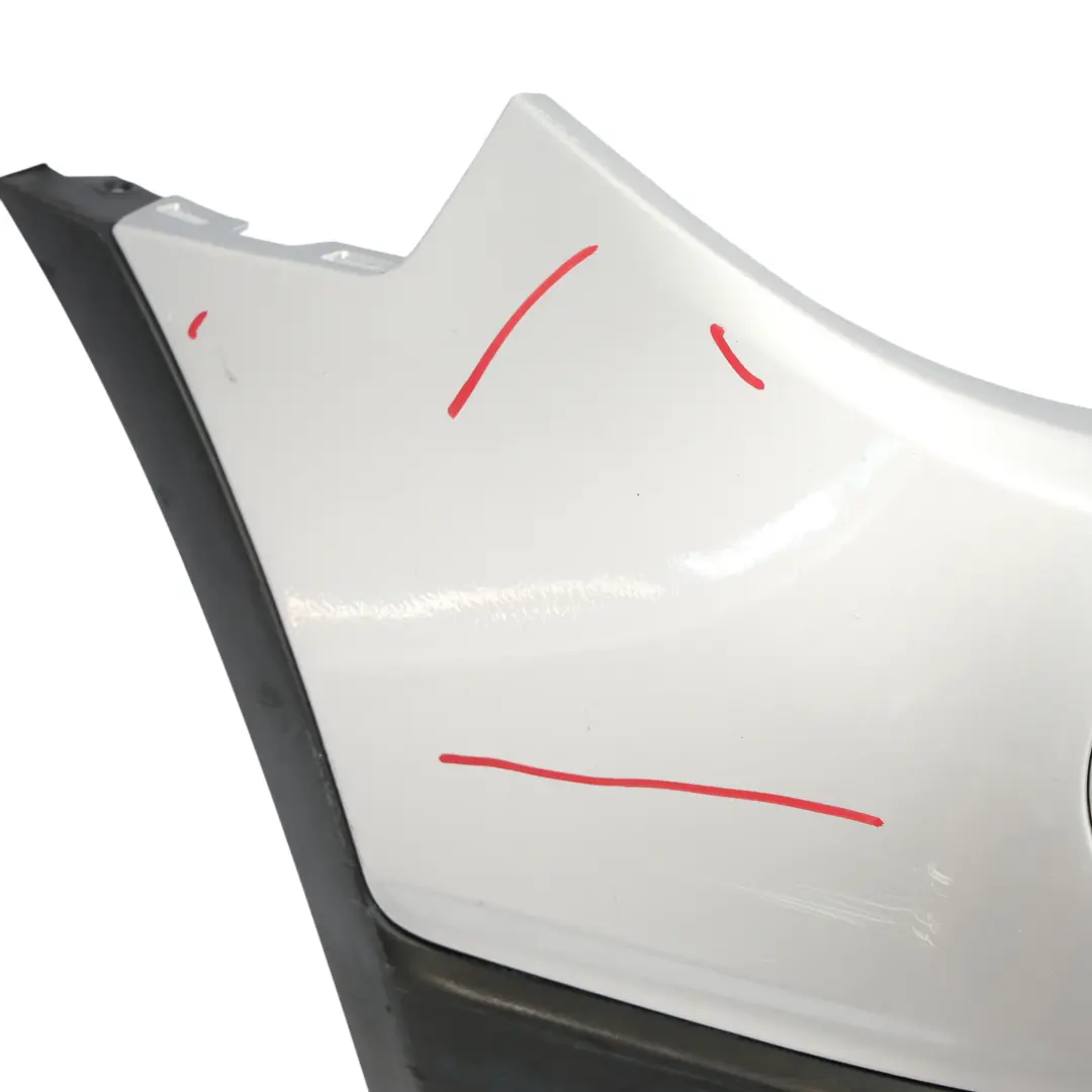 BMW X3 E83 LCI Complete Front Bumper PDC Silbergrau Silver Grey Metallic - A08 - SKU 3445874-SBG - Part number 3445874