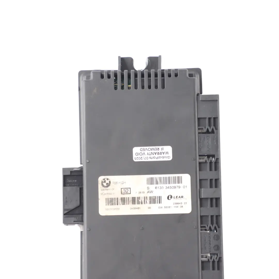 Footwell Light Module High ECU Lear PL3 FRM II to Mini R55 with Part number 3450979 Mini R55 Footwell Light Module High ECU Lear PL3 FRM II - SKU 3450979-1 - Part number 3450979