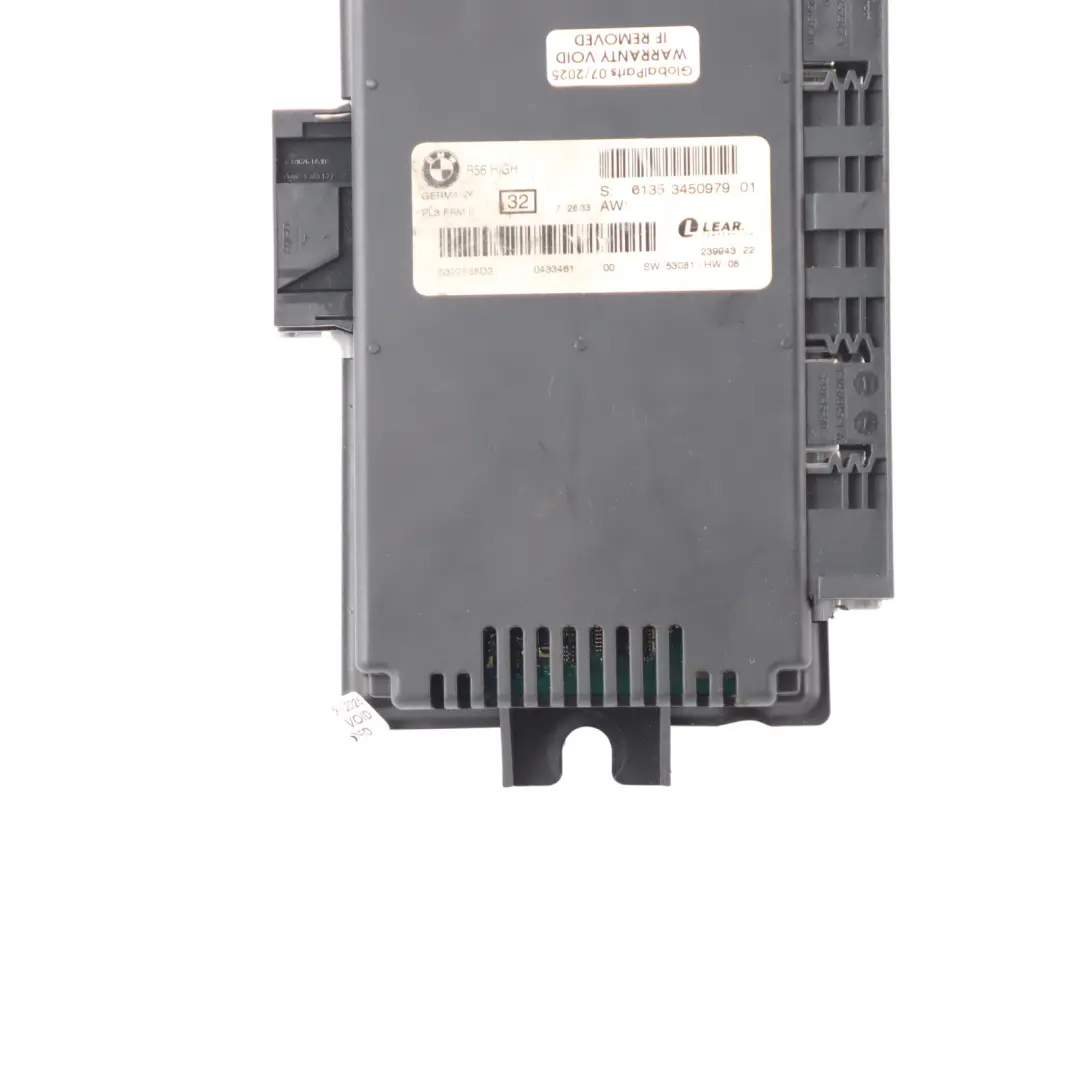 Footwell Light Module High ECU Lear PL3 FRM II to Mini R55 with Part number 3450979 Mini R55 Footwell Light Module High ECU Lear PL3 FRM II - SKU 3450979-1 - Part number 3450979