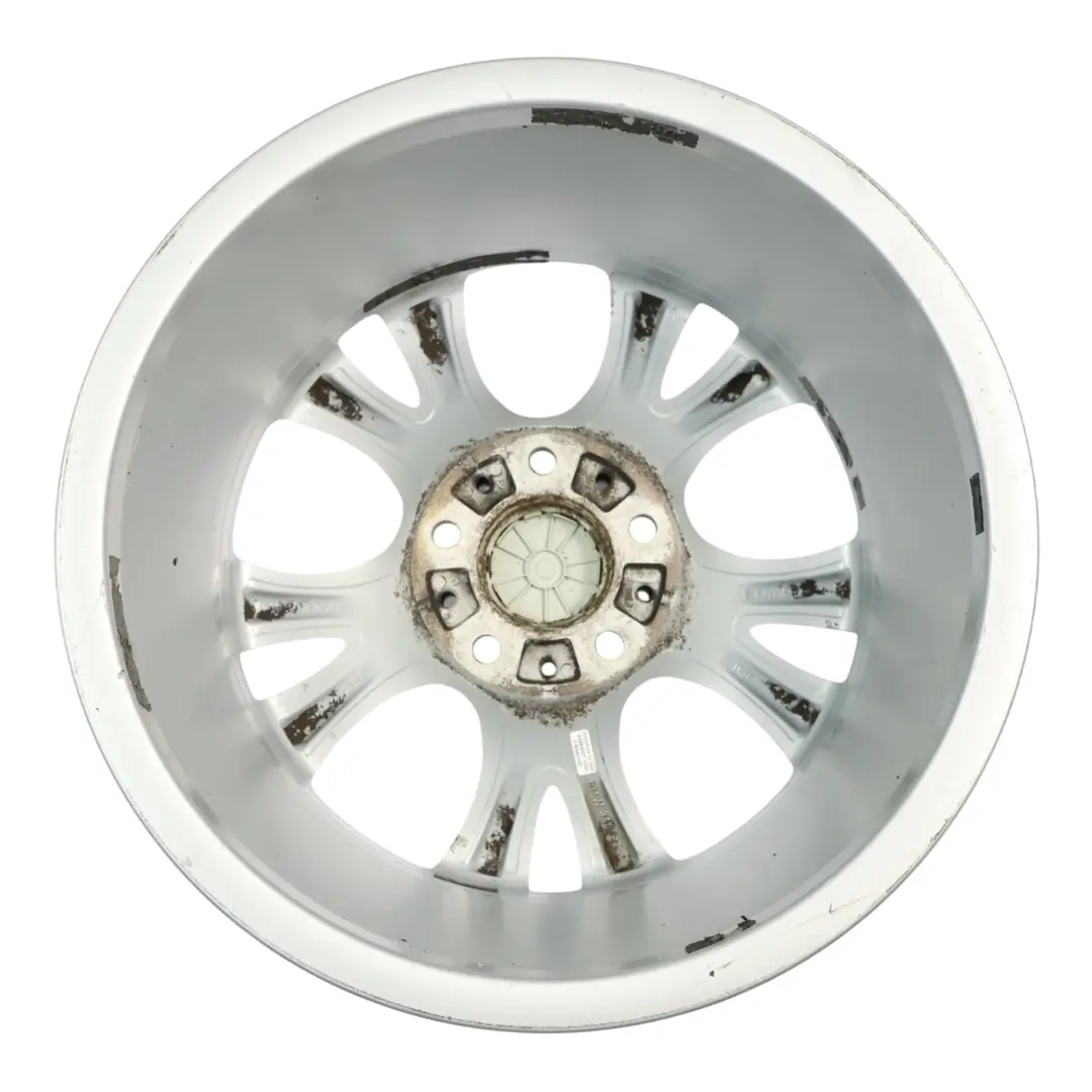 Cerchio in lega argento 17" razze a V 279 8J ET:46 per BMW X3 E83 con numero di parte 3451879 BMW X3 E83 Cerchio in lega argento 17" razze a V 279 8J ET:46 - SKU 3451879-1 - Numero di parte 3451879