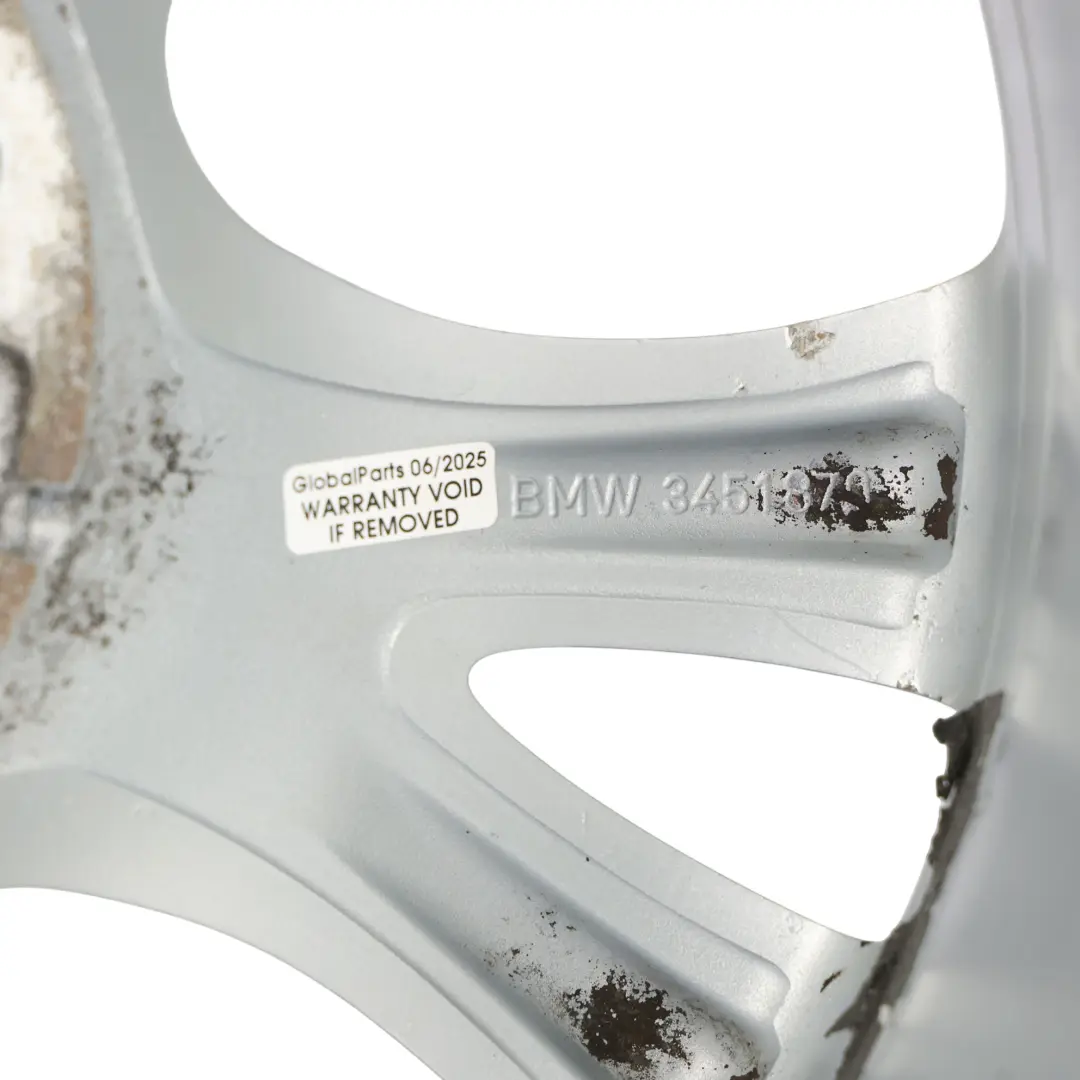 BMW X3 E83 Silver Alloy Wheel Rim 17" V-spoke 279 8J ET:46 - SKU 3451879-2 - Part number 3451879