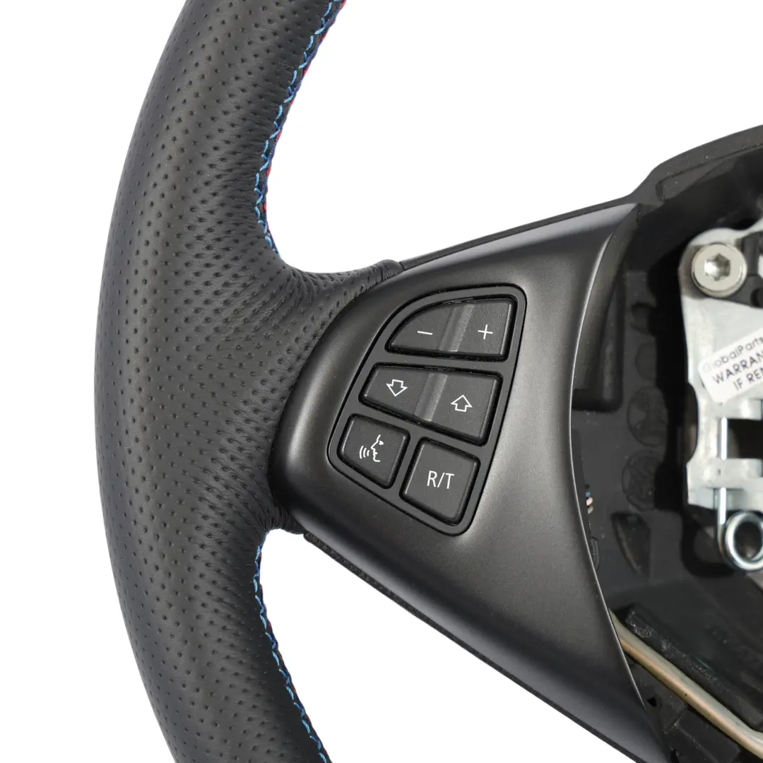 Nuevo Volante de Cuero Negro M-SPORT M-TRI Color Hilos para BMW X3 E83 LCI con número de pieza 3455481 BMW X3 E83 LCI Nuevo Volante de Cuero Negro M-SPORT M-TRI Color Hilos - SKU 3455481-1 - Número de pieza 3455481