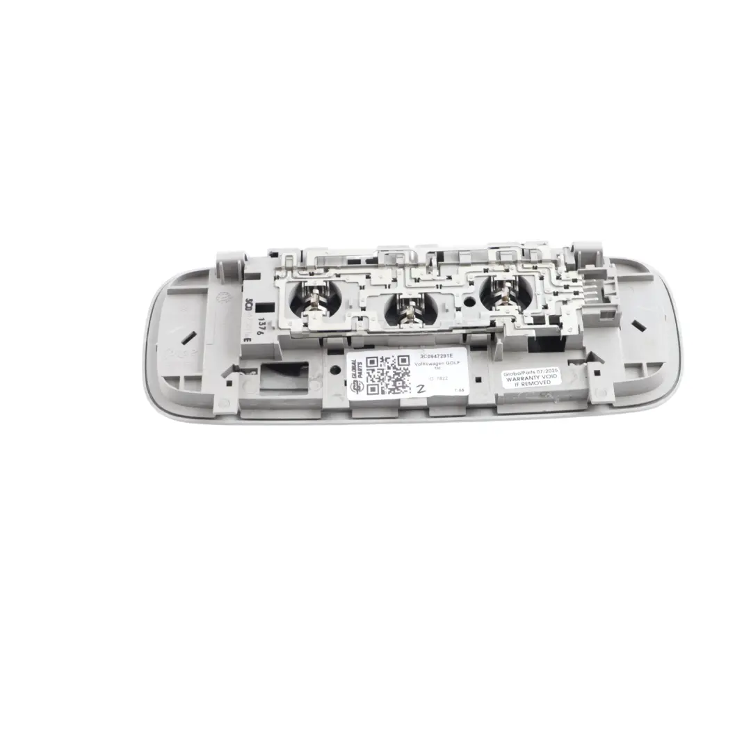 Volkswagen Golf Mk7 VII Interruptor Panel Luces Techo Trasero Central - SKU 3C0947291E - Número de pieza 3C0947291E