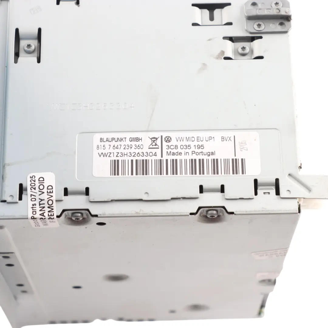 VW Volkswagen Tiguan 5N Scirocco Mk3 Radio Head Unit Media CD Player - SKU 3C8035195 - Part number 3C8035195