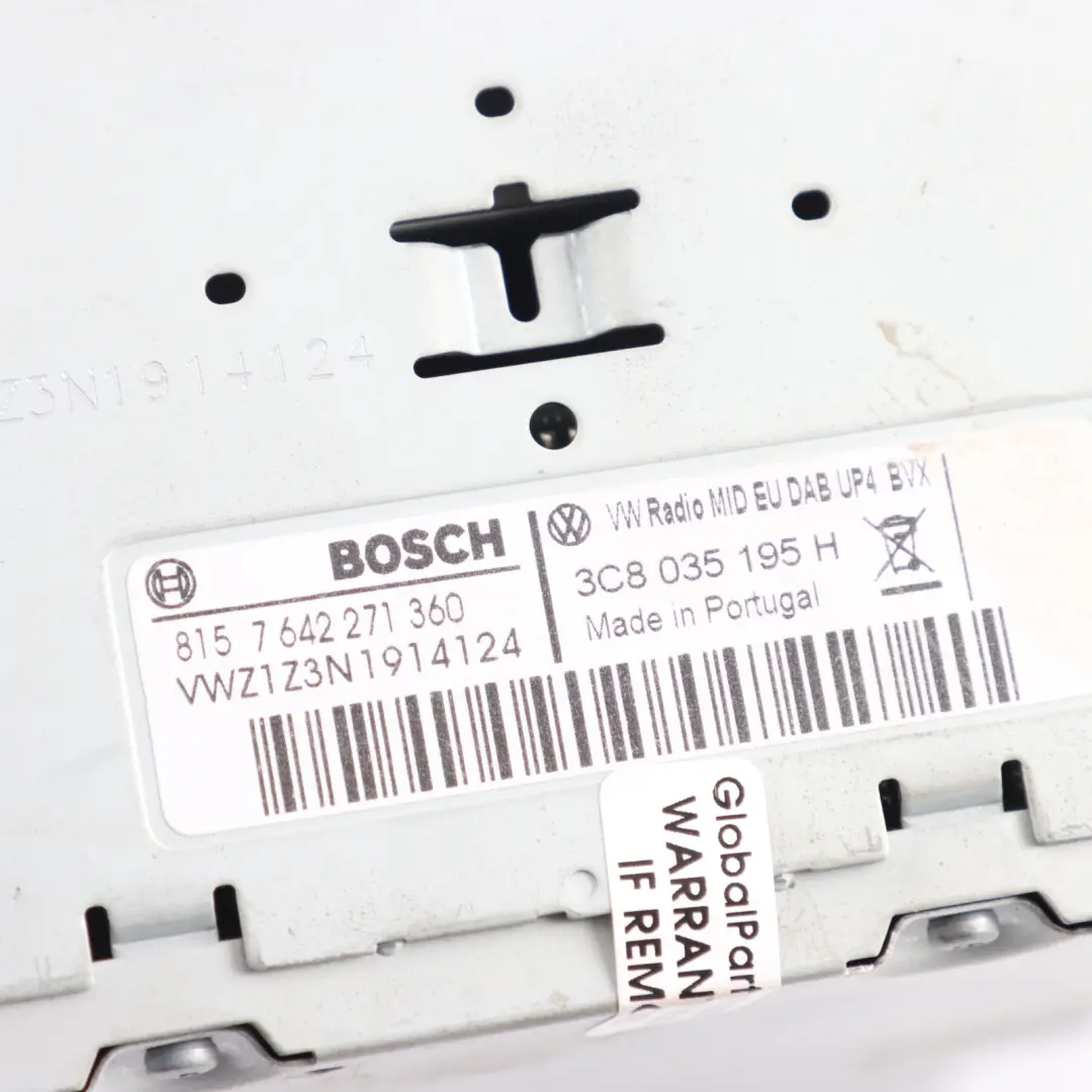 Mk5 Radio Stereo Head Unit to Volkswagen Beetle Golf with Part number 3C8035195H Volkswagen Beetle Golf Mk5 Radio Stereo Head Unit - SKU 3C8035195H-1 - Part number 3C8035195H