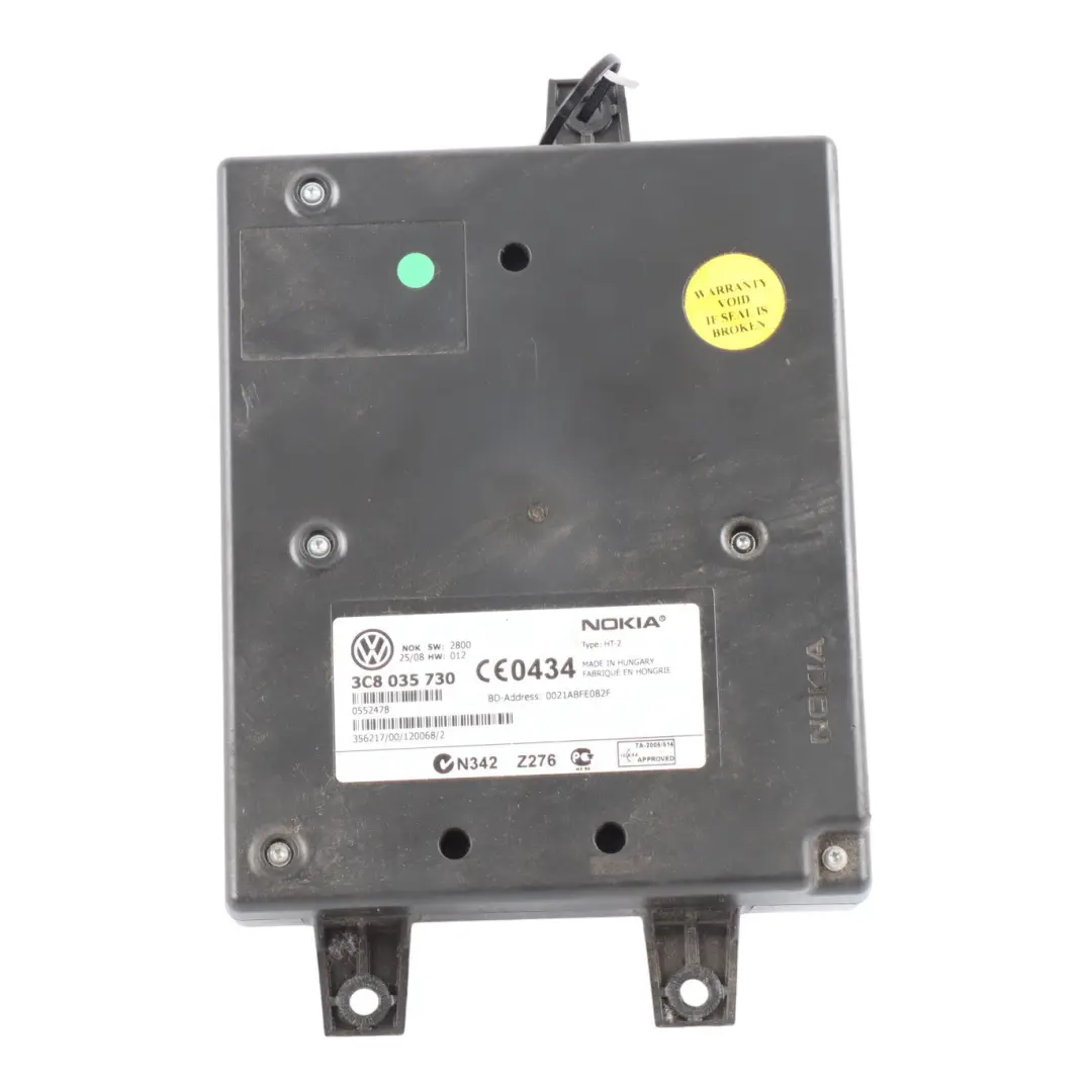 Módulo De Control De Interfaz Bluetooth ECU para VW Volkswagen Tiguan 5N con número de pieza 3C8035730 VW Volkswagen Tiguan 5N Módulo De Control De Interfaz Bluetooth ECU - SKU 3C8035730 - Número de pieza 3C8035730