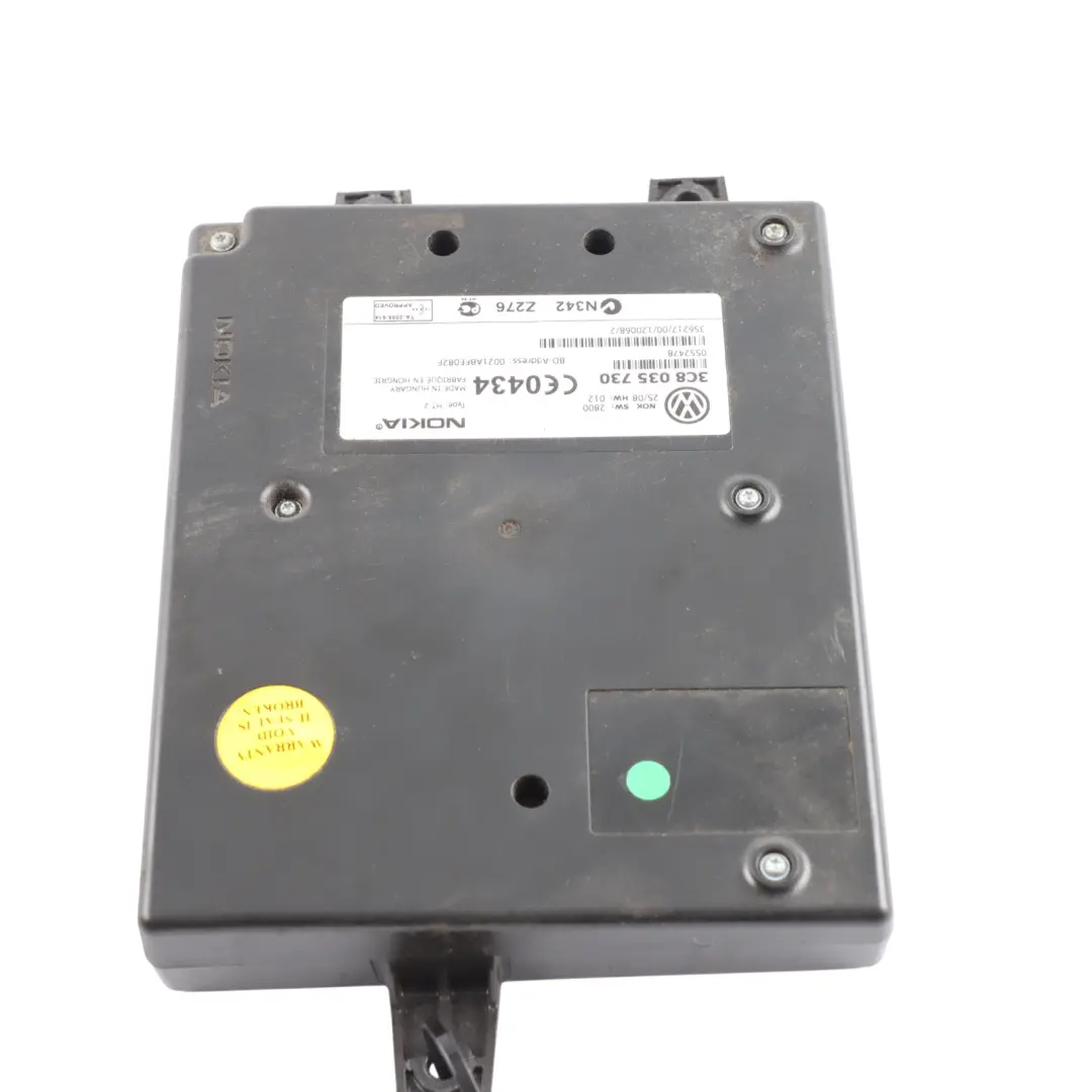 Bluetooth Interface Control Module ECU to VW Volkswagen Tiguan 5N with Part number 3C8035730 VW Volkswagen Tiguan 5N Bluetooth Interface Control Module ECU - SKU 3C8035730 - Part number 3C8035730