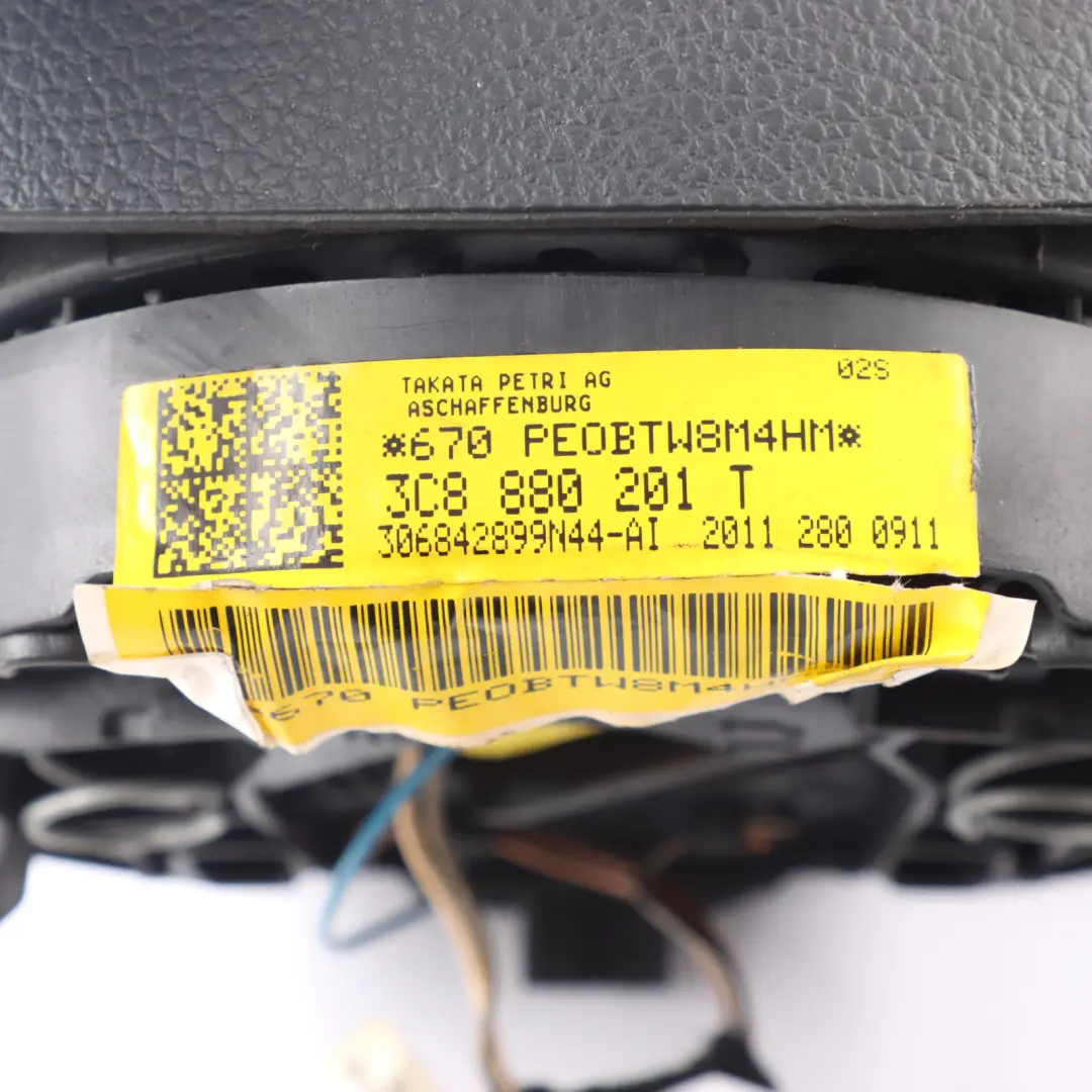 Module Volkswagen Passat B7 Golf Mk6 VI Steering Wheel Black to Air with Part number 3C8880201T Air Module Volkswagen Passat B7 Golf Mk6 VI Steering Wheel Black - SKU 3C8880201T - Part number 3C8880201T