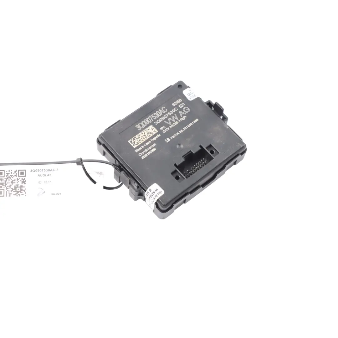 Module Contrôle D'Interface De Diagnostic De Passerelle pour Audi Q2 GA à propos du numéro de pièce 3Q0907530AC Audi Q2 GA Module Contrôle D'Interface De Diagnostic De Passerelle - SKU 3Q0907530AC-1 - Numéro de pièce 3Q0907530AC