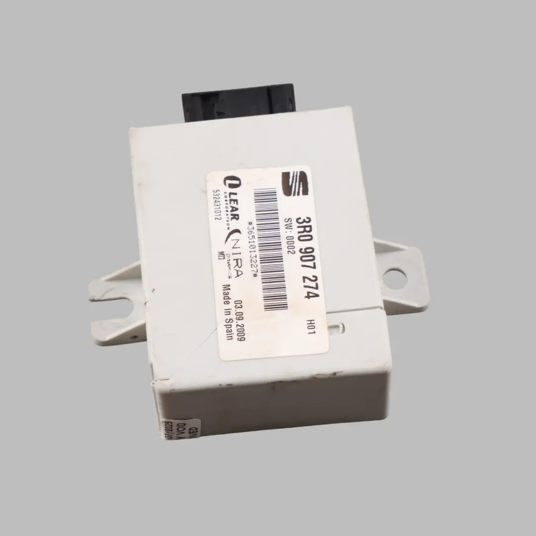 TPMS Módulo Monitor Presión Neumáticos Unidad Control ECU para Seat Exeo con número de pieza 3R0907274 Seat Exeo TPMS Módulo Monitor Presión Neumáticos Unidad Control ECU - SKU 3R0907274 - Número de pieza 3R0907274