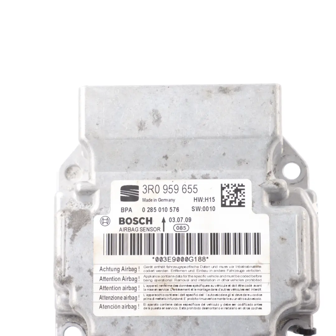 Seat Exeo Módulo De Aire Unidad De Control ECU - SKU 3R0959655 - Número de pieza 3R0959655