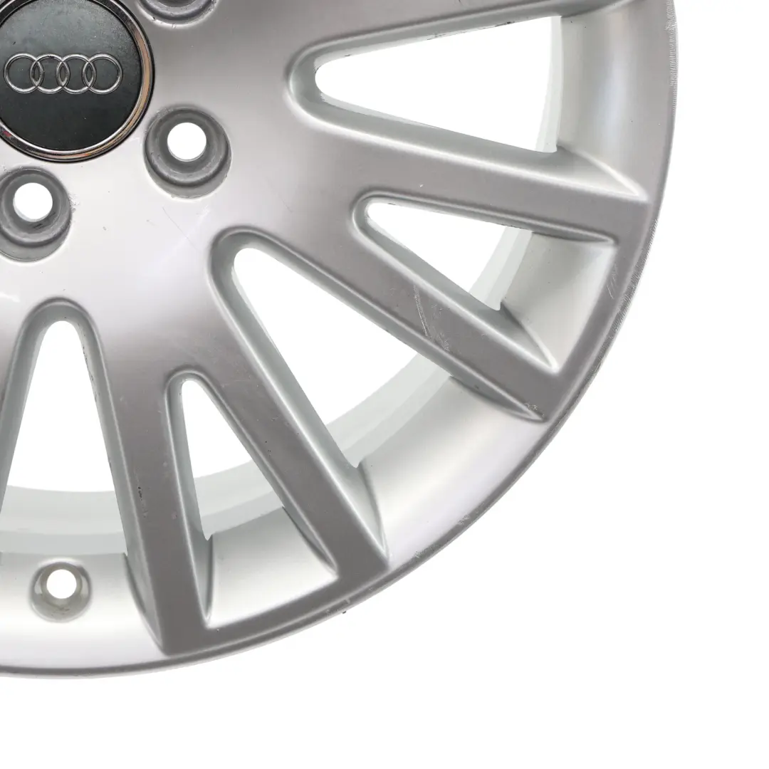 Audi A4 B6 B7 Silber Rad Legierung Felge 17" 7,5J ET:45 - SKU 4F0601025AK-1 - Teilenummer 4F0601025AK