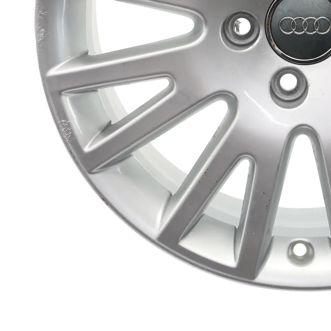  Llanta de aleación plateada Audi A4 B6 B7 17" 7,5J ET:45 - SKU 4F0601025AK-1 - Número de pieza 4F0601025AK