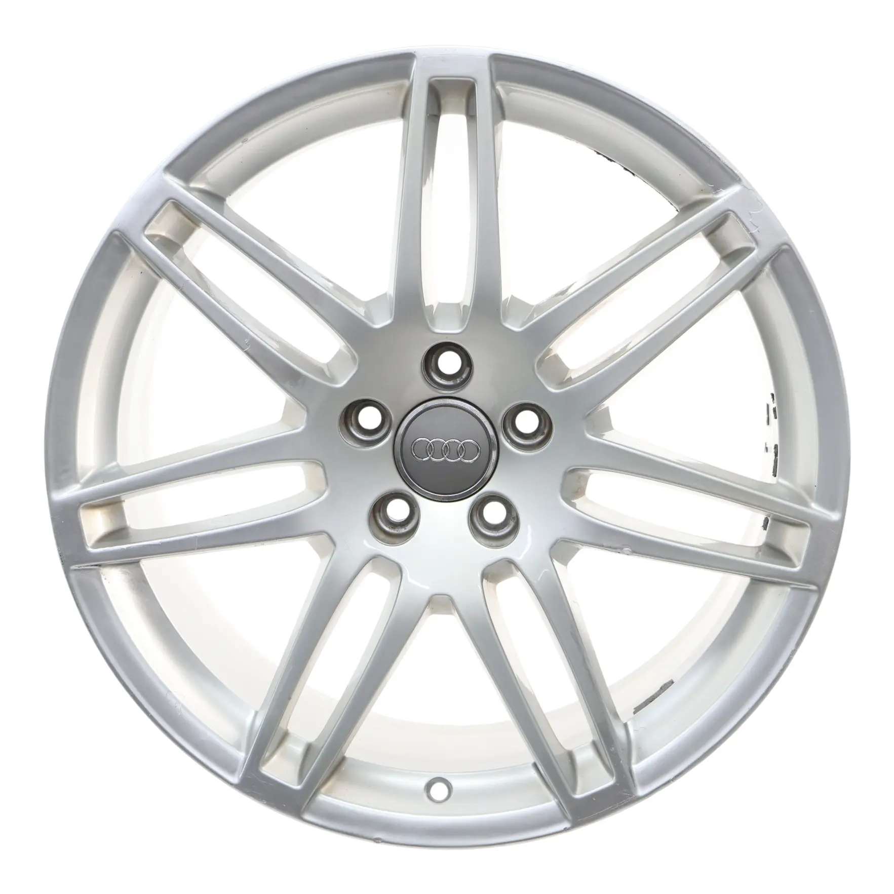 Audi A6 C6 Silver Wheel Alloy Rim 19" 8,5J ET:48 Twin Spoke Le Mans 4F0601025BA