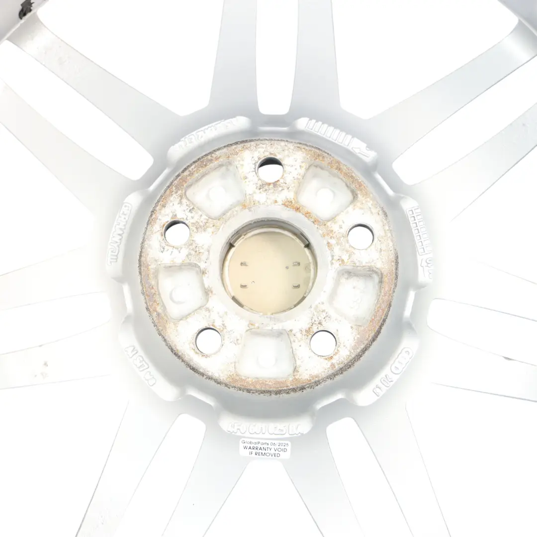 Audi A6 C6 Silver Wheel Alloy Rim 19" 8,5J ET:48 Twin Spoke Le Mans 4F0601025BA - SKU 4F0601025BA-1 - Part number 4F06010258A