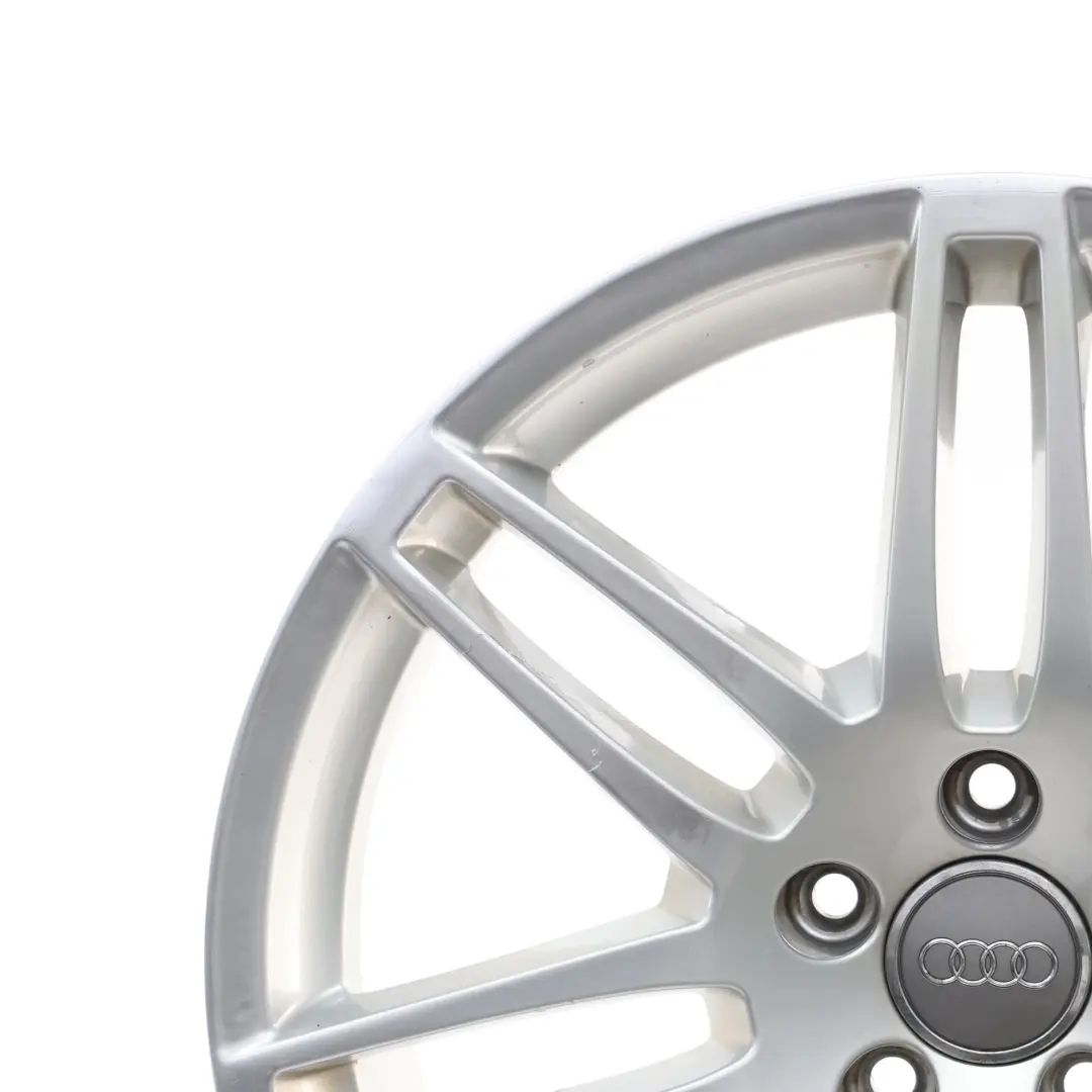 Audi A6 C6 Silver Wheel Alloy Rim 19" 8,5J ET:48 Twin Spoke Le Mans 4F0601025BA - SKU 4F0601025BA-1 - Part number 4F06010258A