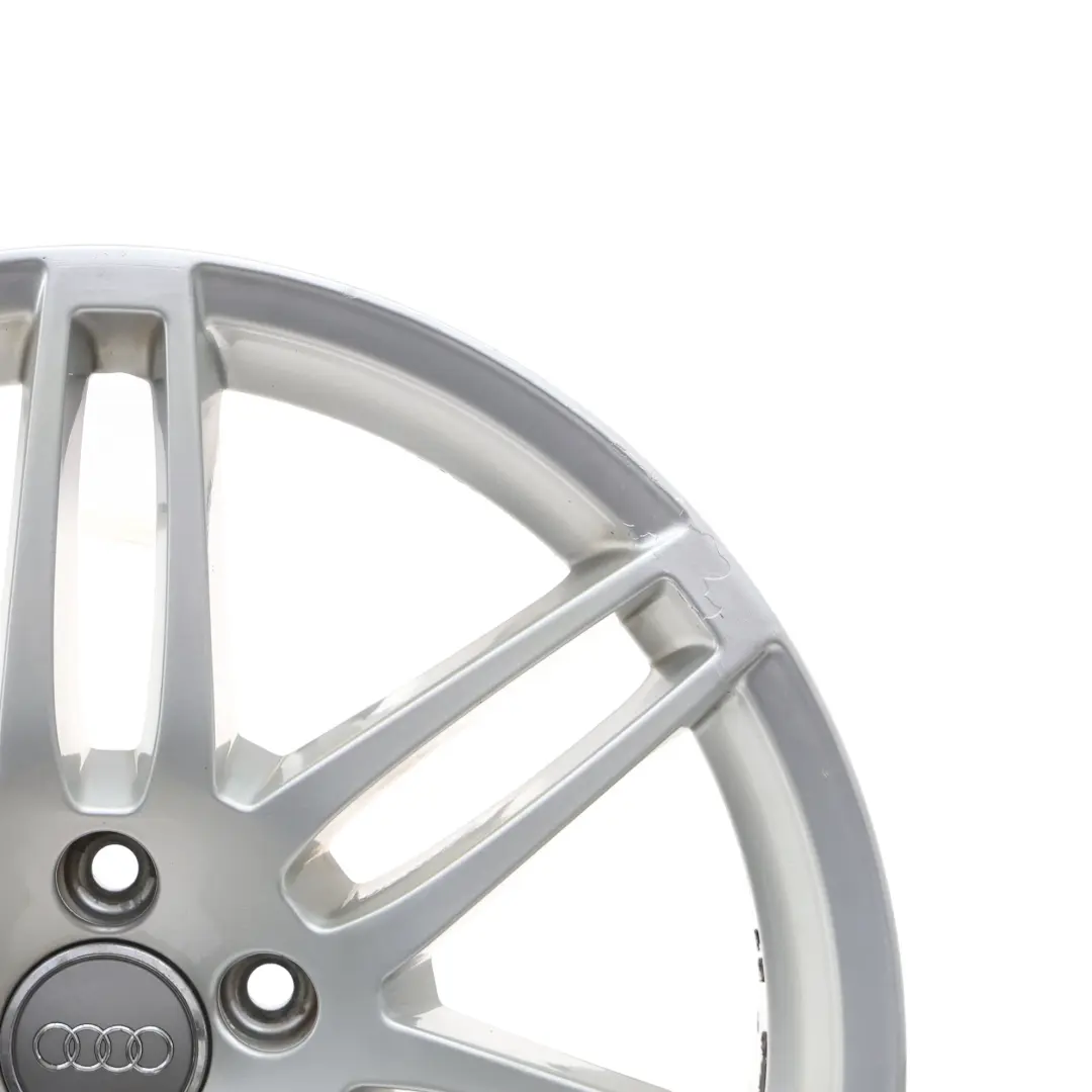 Audi A6 C6 Silver Wheel Alloy Rim 19" 8,5J ET:48 Twin Spoke Le Mans 4F0601025BA - SKU 4F0601025BA-1 - Part number 4F06010258A