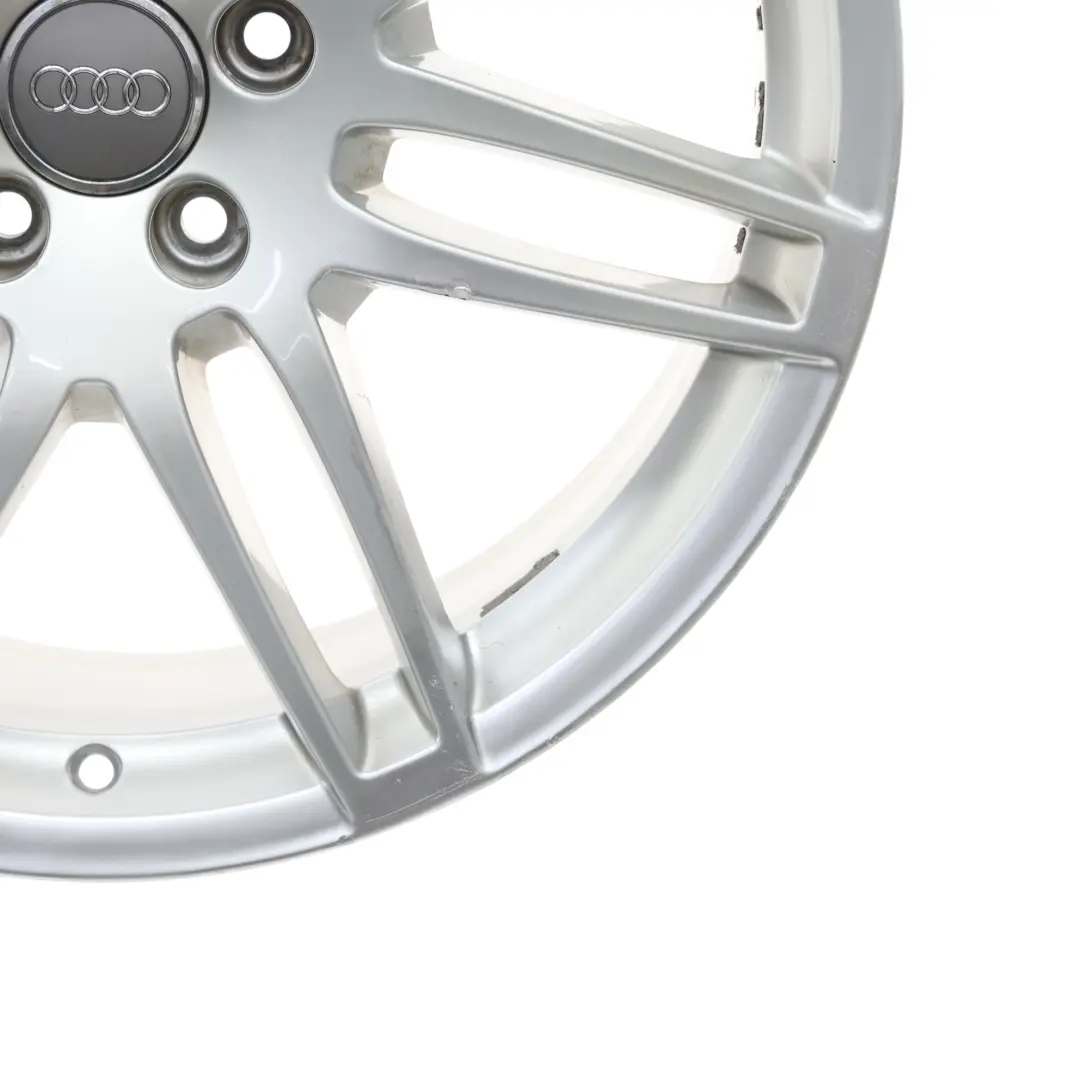 Audi A6 C6 Silver Wheel Alloy Rim 19" 8,5J ET:48 Twin Spoke Le Mans 4F0601025BA - SKU 4F0601025BA-1 - Part number 4F06010258A