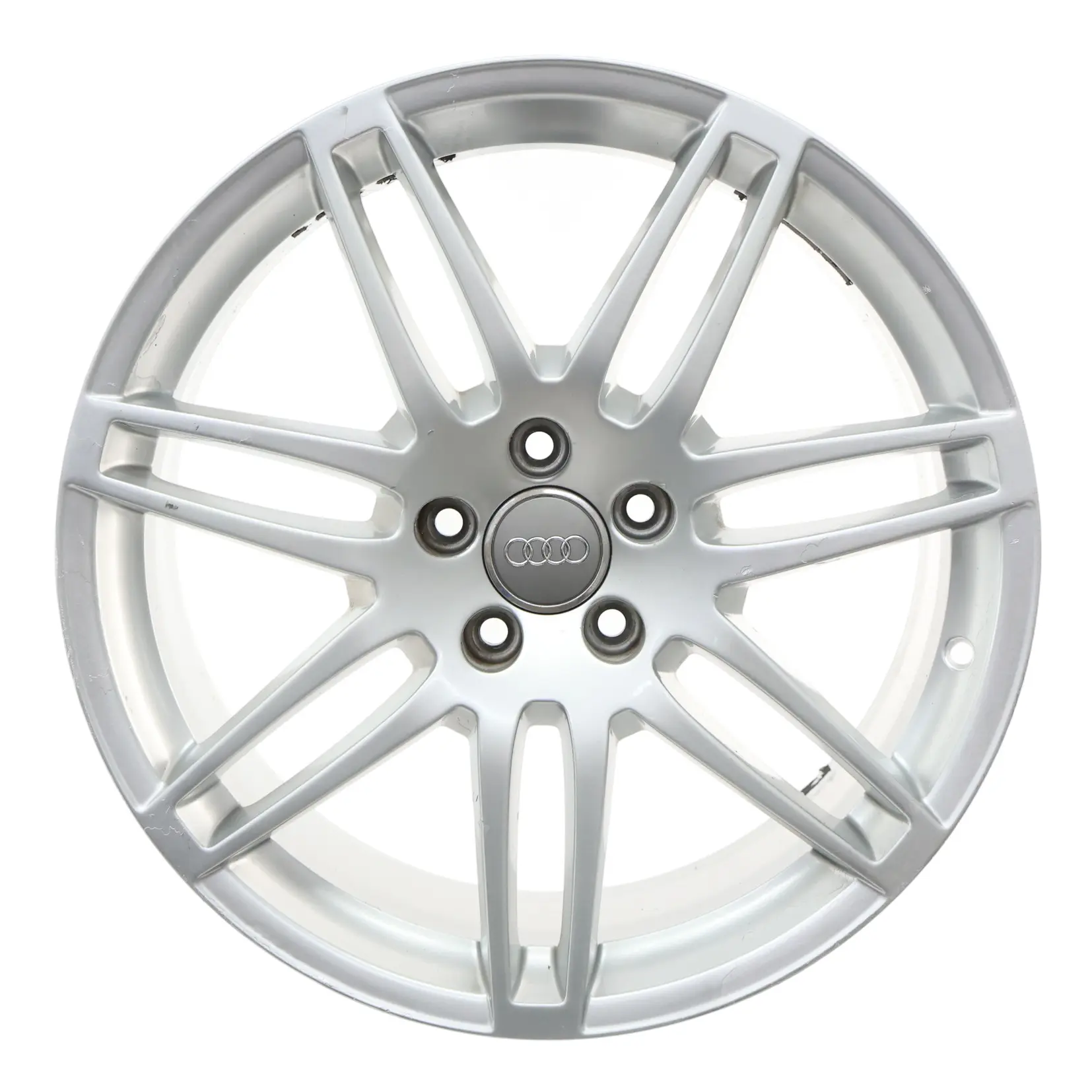 Audi A6 C6 Silberne Alufelge 19" 8,5J ET:48 Doppelspeiche Le Mans 4F0601025BA