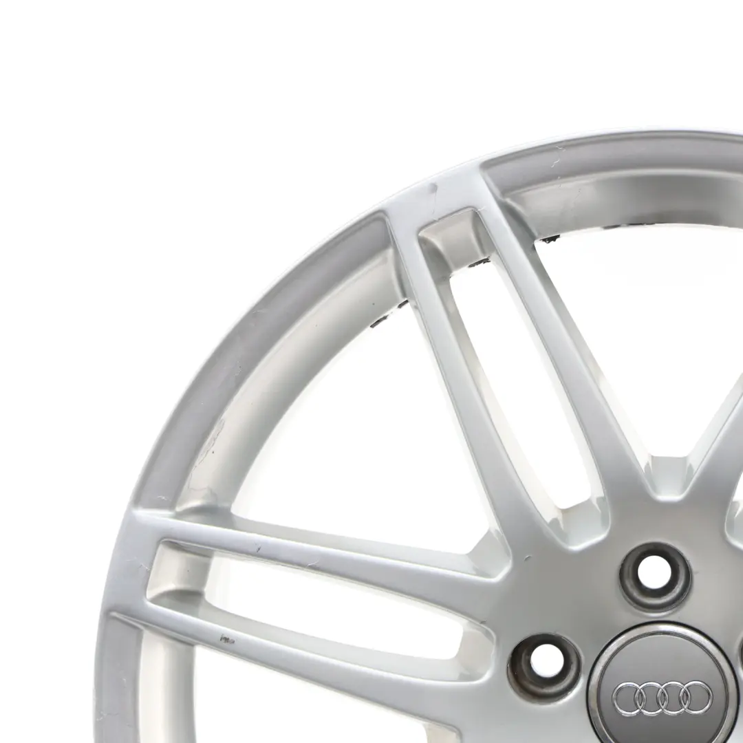Audi A6 C6 Felga Aluminiowa 19" 8,5J ET:48 Le Mans Srebrna - SKU 4F0601025BA-2 - Numer Części 4F0601025BA