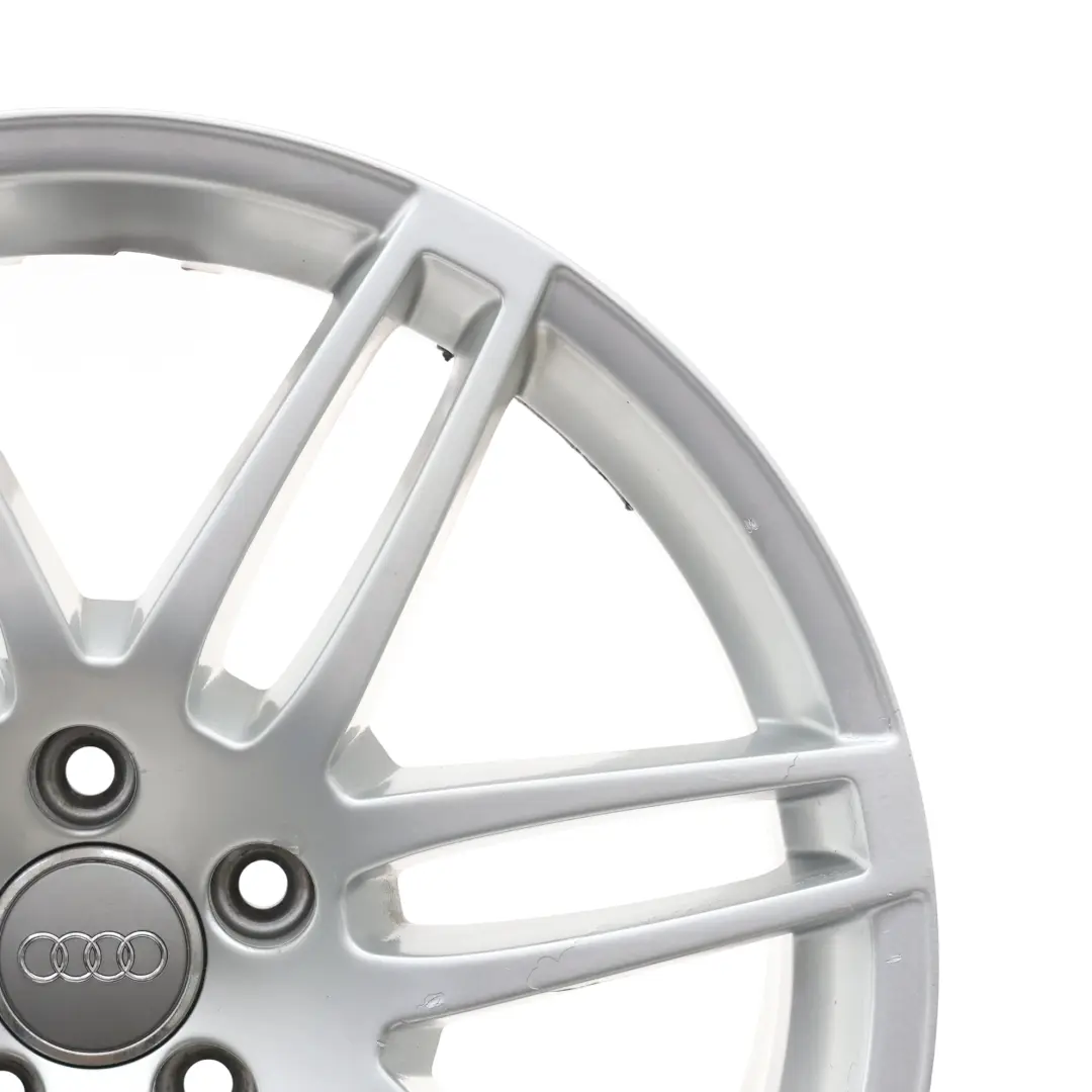 Silberne Alufelge 19" 8,5J ET:48 Doppel Speiche Le Mans für Audi A6 C6 mit Teilenummer 4F0601025BA Audi A6 C6 Silberne Alufelge 19" 8,5J ET:48 Doppel Speiche Le Mans - SKU 4F0601025BA-2 - Teilenummer 4F0601025BA