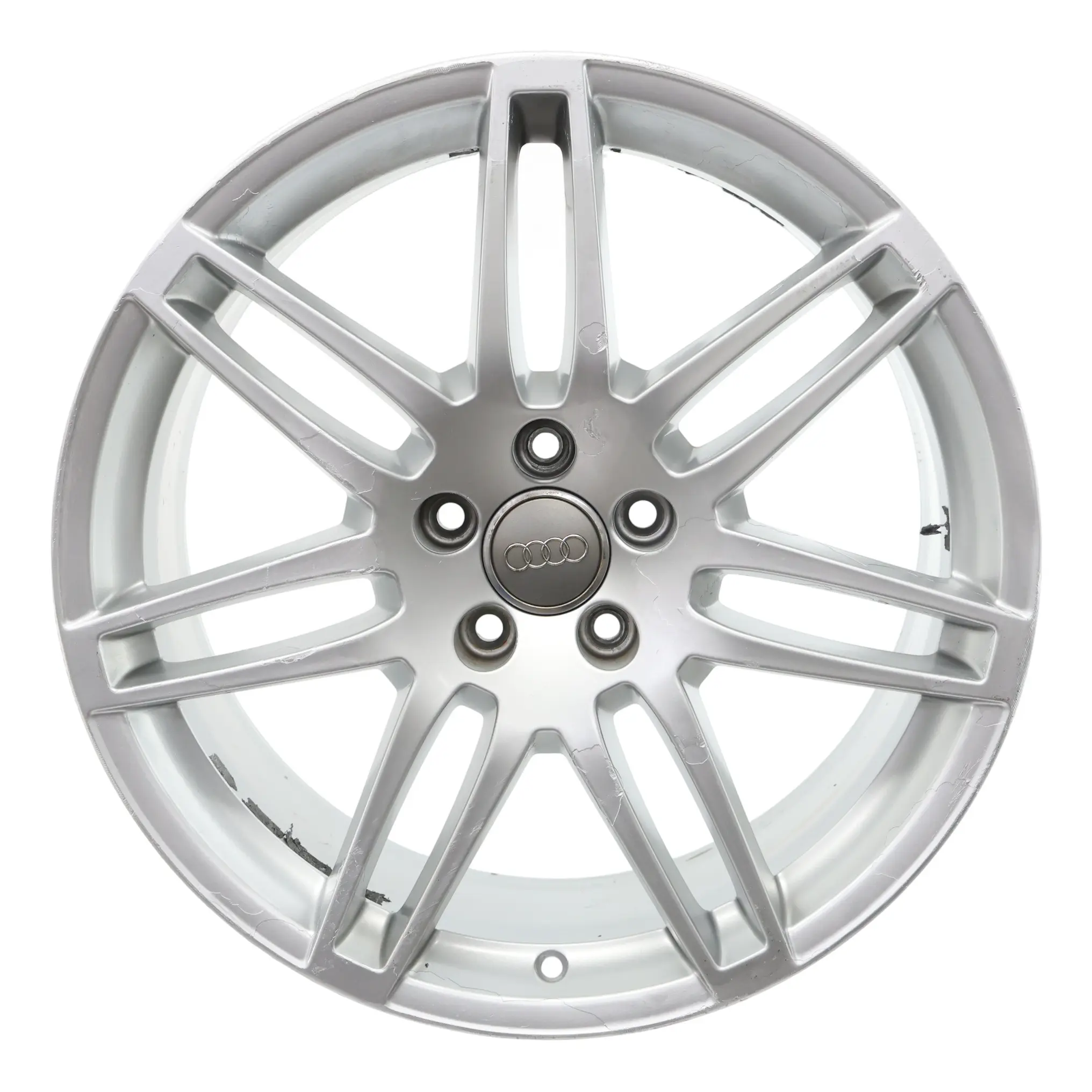 Audi A6 C6 Silver Wheel Alloy Rim 19" 8,5J ET:48 Twin Spoke Le Mans 4F0601025BA