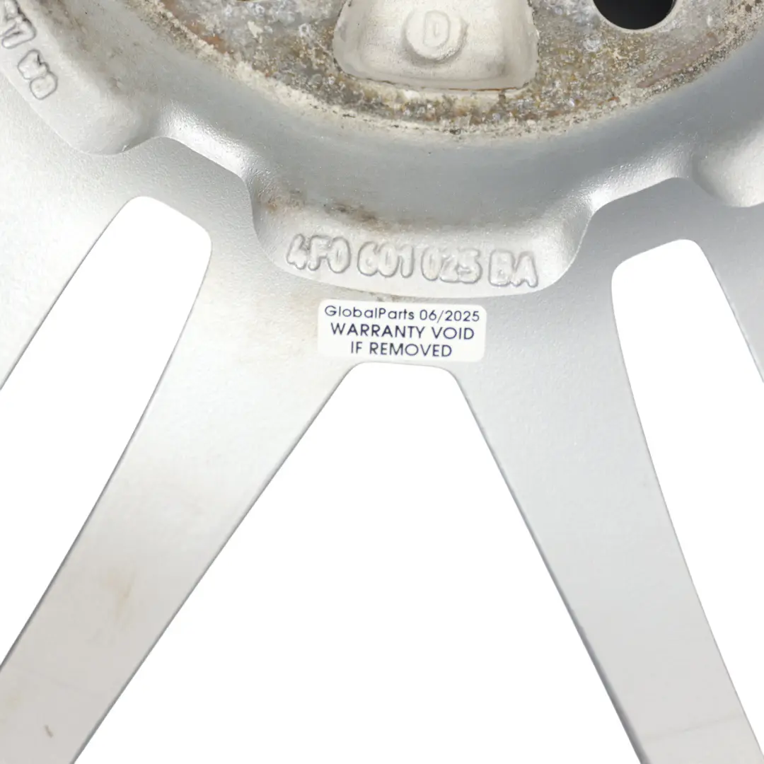 Audi A6 C6 Silver Wheel Alloy Rim 19" 8,5J ET:48 Twin Spoke Le Mans - SKU 4F0601025BA-3 - Part number 4F0601025BA