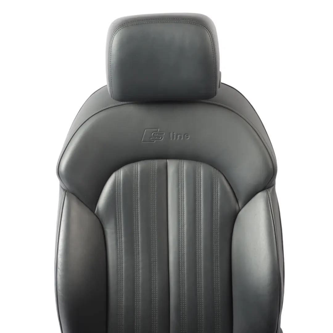 Audi A7 4G Sportsitz Vorne Links S-Line Beheizt Memory Leder Seele Schwarz - SKU 4G0881805BD-2 - Teilenummer 4G0881805BD