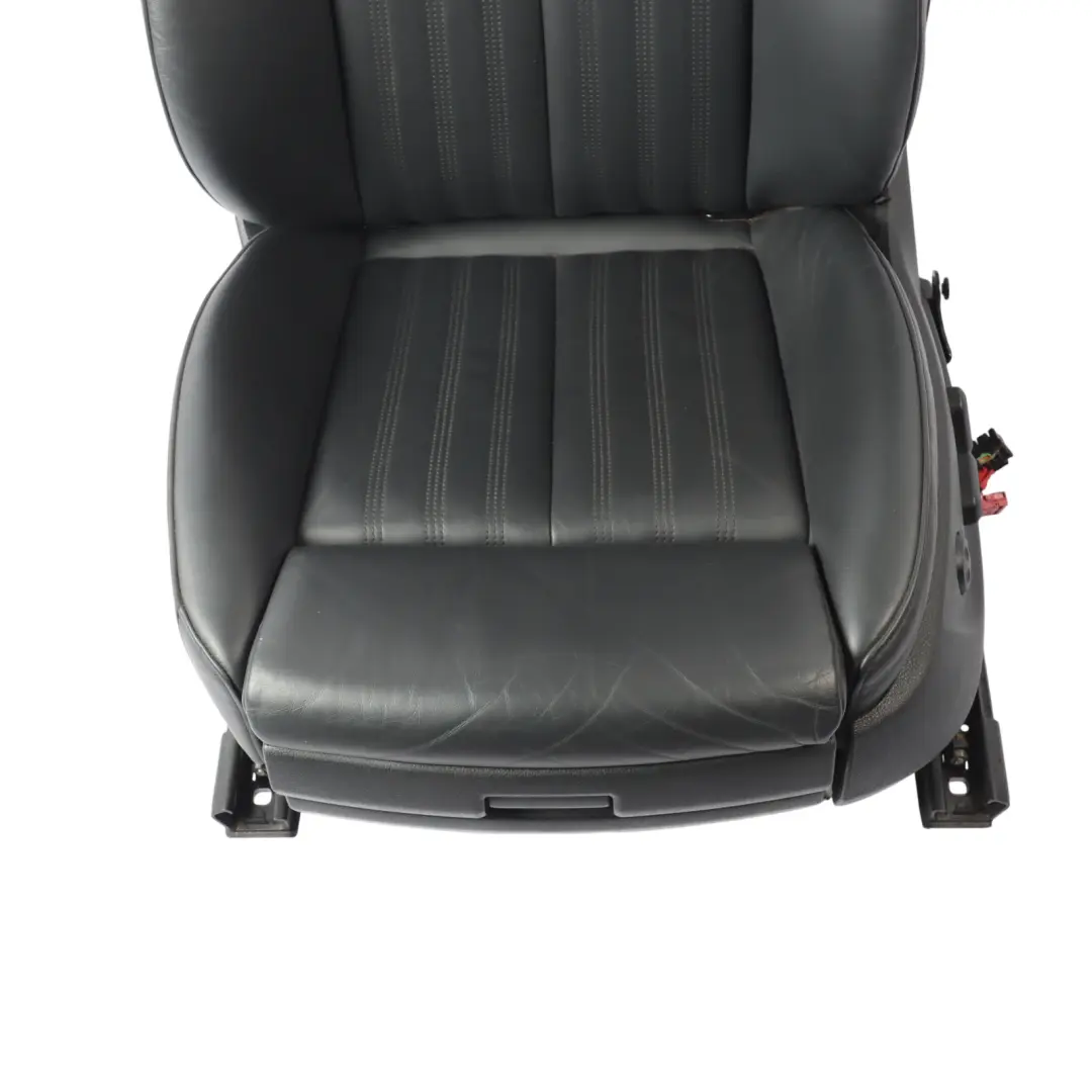 Audi A7 4G Front Sport Seat Left N/S S-Line Heated Memory Leather Soul Black - SKU 4G0881805BD-2 - Part number 4G0881805BD