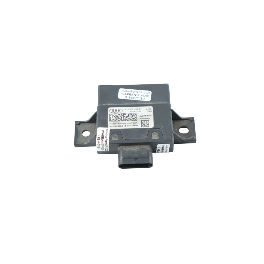 Audi A7 4G8 Alarm Module Body Impact Sound Signal Control Unit - SKU 4G0907159A - Part number 4G0907159A