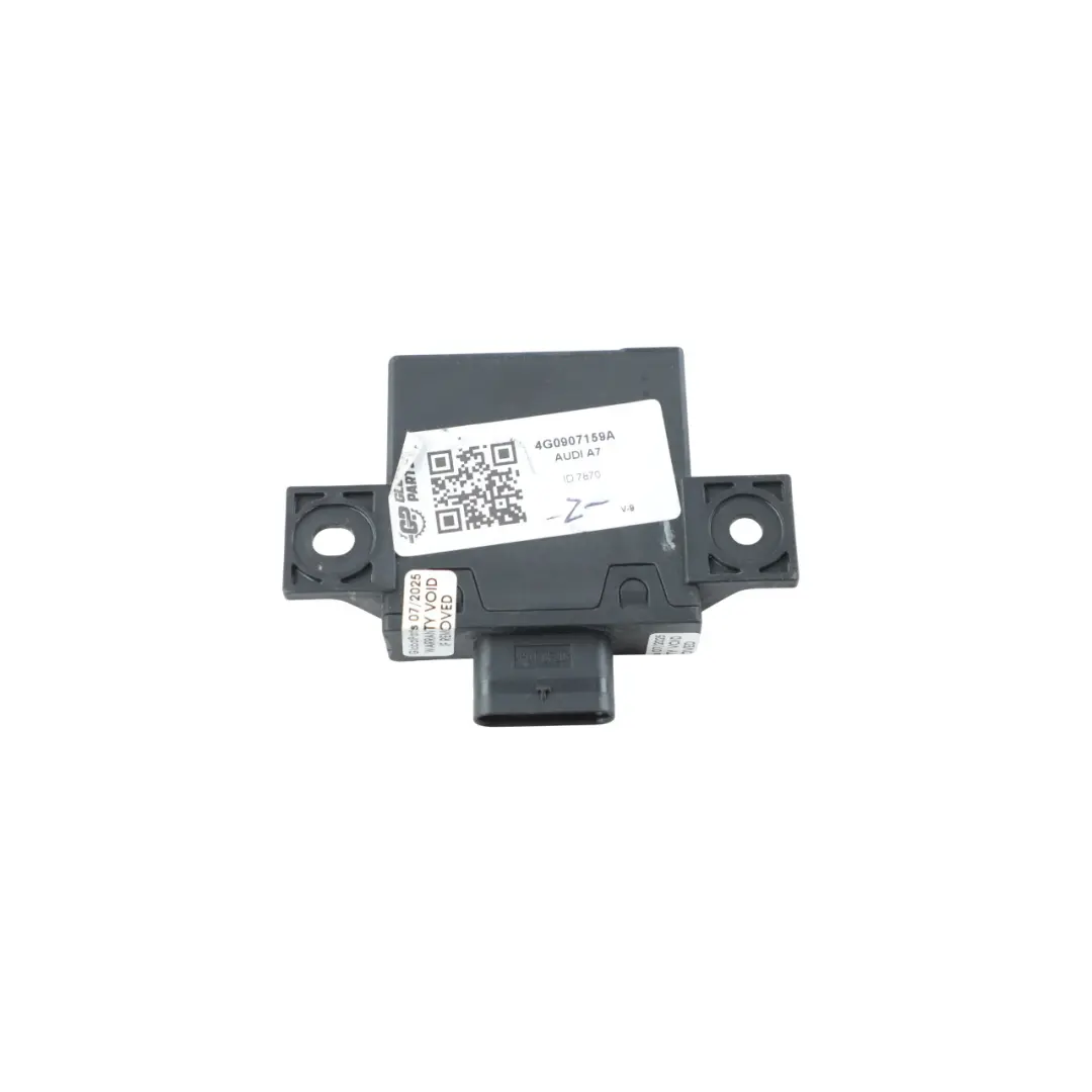 4G8 Alarm Module Body Impact Sound Signal Control Unit to Audi A7 with Part number 4G0907159A Audi A7 4G8 Alarm Module Body Impact Sound Signal Control Unit - SKU 4G0907159A - Part number 4G0907159A