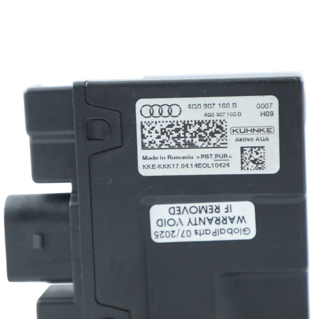 Audi A7 4G Unidad Control Módulo Gases Escape ECU - SKU 4G0907160B - Número de pieza 4G0907160B