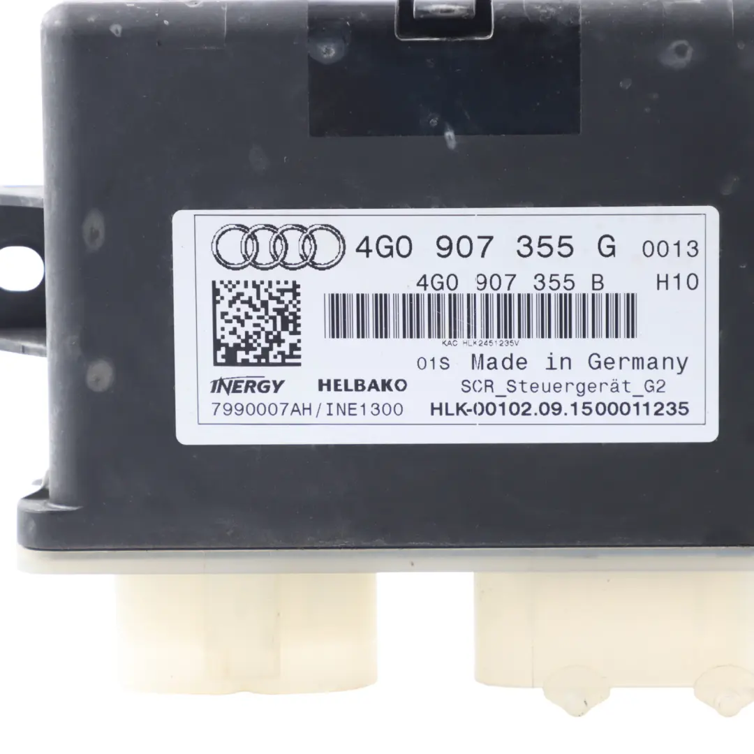 Audi A7 4G8 3.0 TDI CZVA Adblue Control Module Unit ECU - SKU 4G0907355G - Part number 4G0907355G