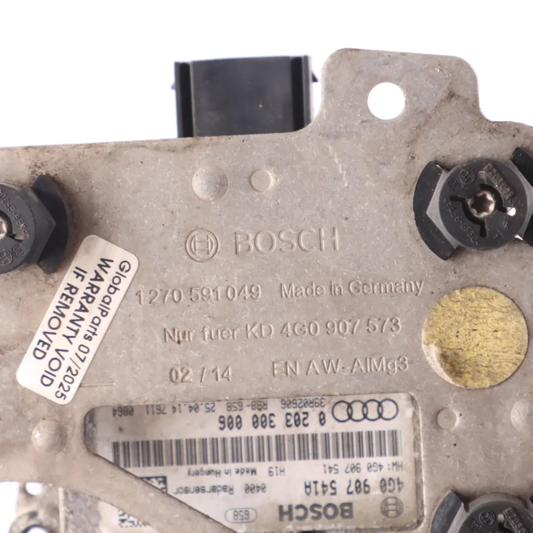 Audi A7 4G Distance Cruise Control Radar Sensor Left N/S - SKU 4G0907541A - Part number 4G0907541A