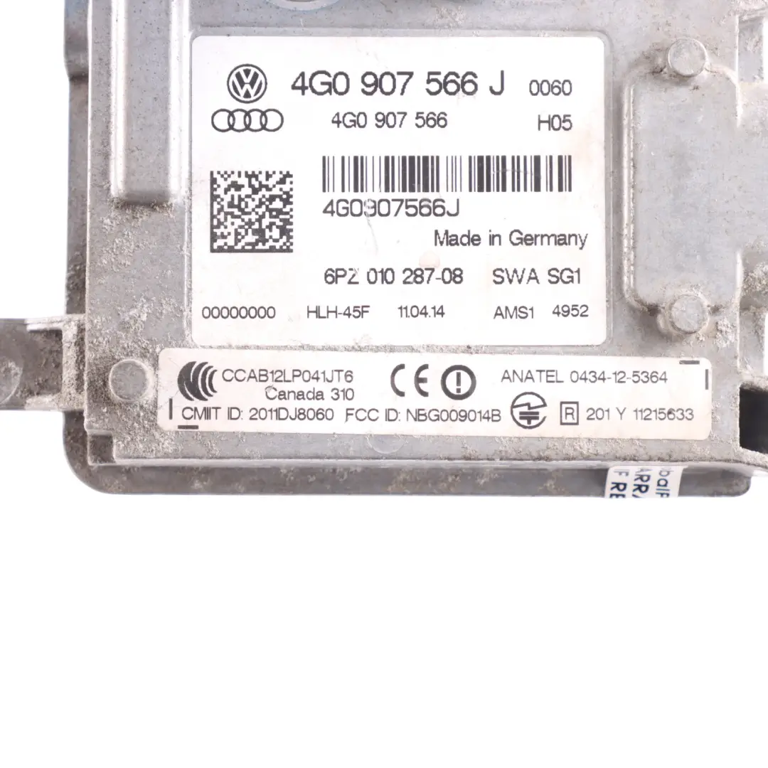 Audi A7 4G Sportback Lane Change Assist Control Module Rear Left N/S - SKU 4G0907566J - Part number 4G0907566J