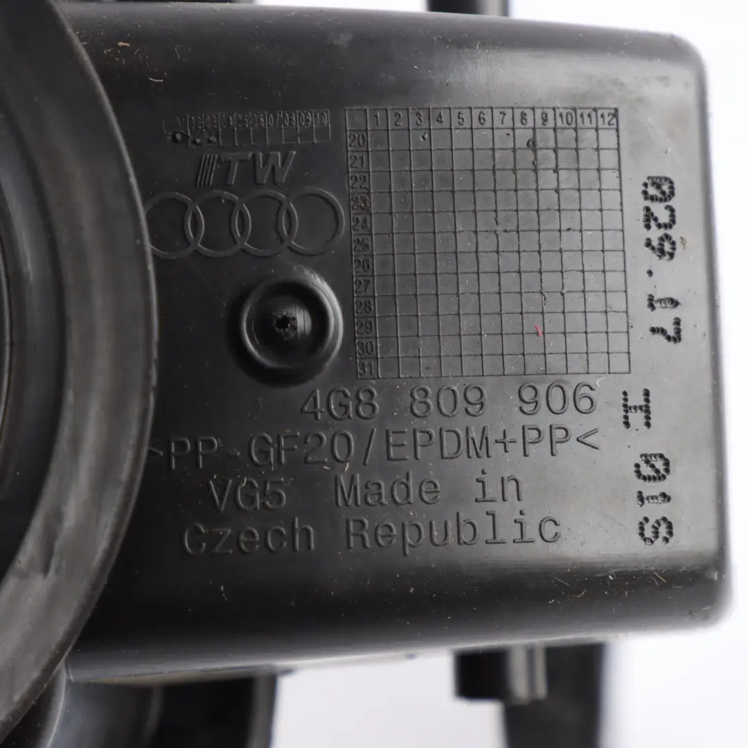 Filler Flap Cover Pot Carrier Mount Housing to Audi A7 4G Fuel with Part number 4G8809906F Audi A7 4G Fuel Filler Flap Cover Pot Carrier Mount Housing - SKU 4G8809906F - Part number 4G8809906F