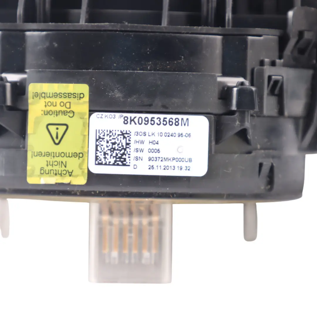 Wiper Switch Indicator Stalk Ring Cruise Control to Audi A4 B8 with Part number 4G8953502AL Audi A4 B8 Wiper Switch Indicator Stalk Ring Cruise Control - SKU 4G8953502AL - Part number 4G8953502AL