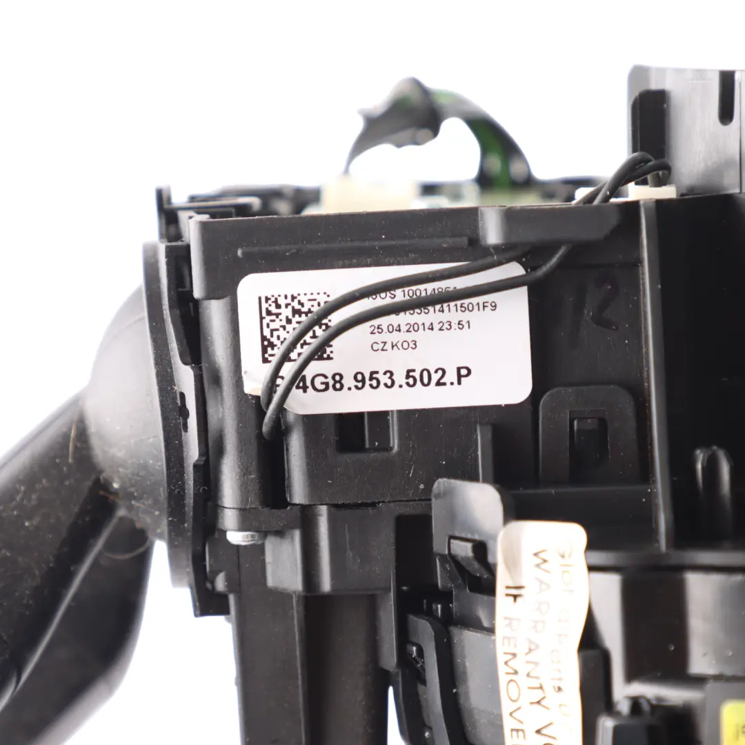 4G8 Wiper Indicator Stalks Squib Ring Cruise Control Switch to Audi A7 with Part number 4G8953502P Audi A7 4G8 Wiper Indicator Stalks Squib Ring Cruise Control Switch - SKU 4G8953502P - Part number 4G8953502P