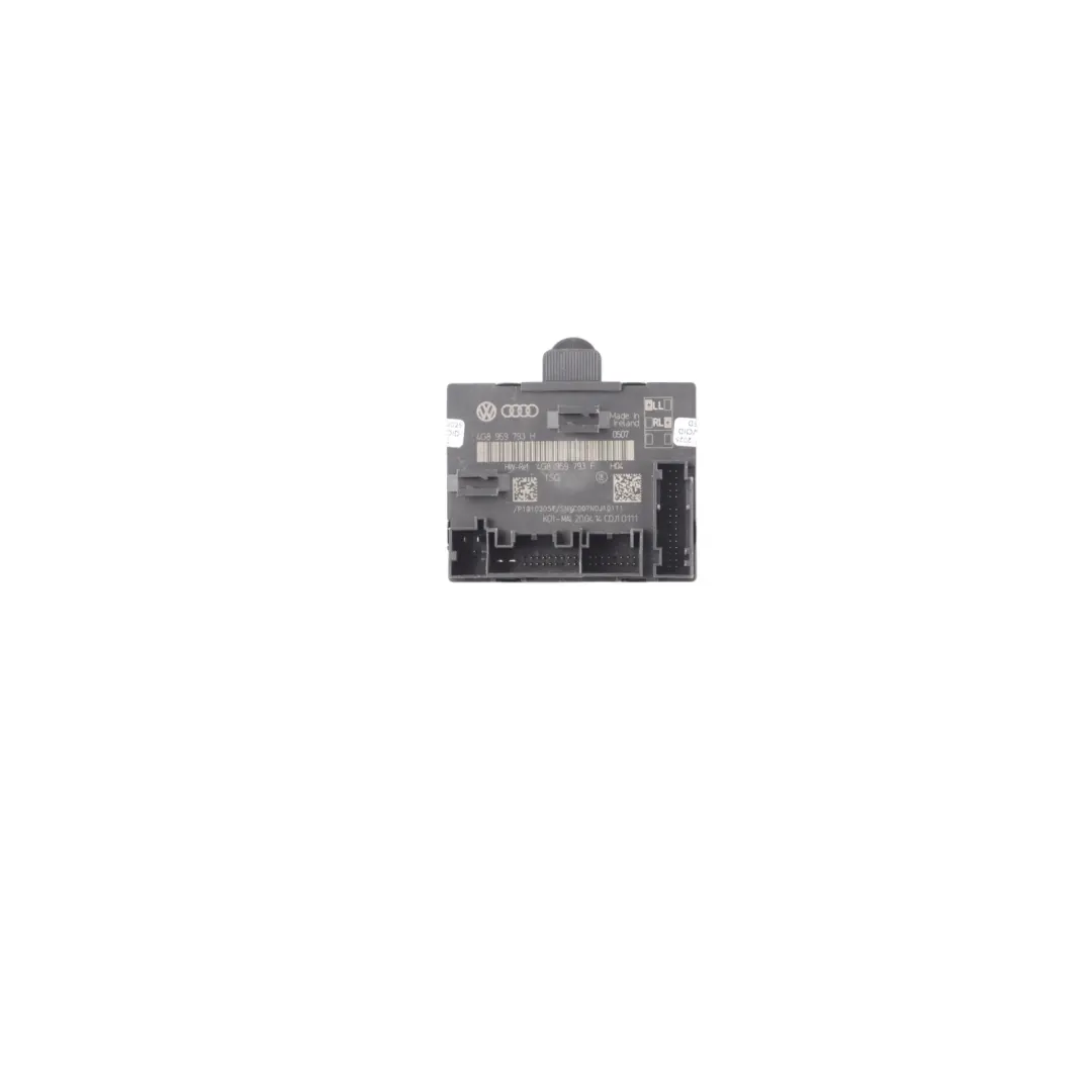 Audi A7 4G Módulo Puerta Delantera Lado Conductor Unidad Control ECU - SKU 4G8959793H - Número de pieza 4G8959793H