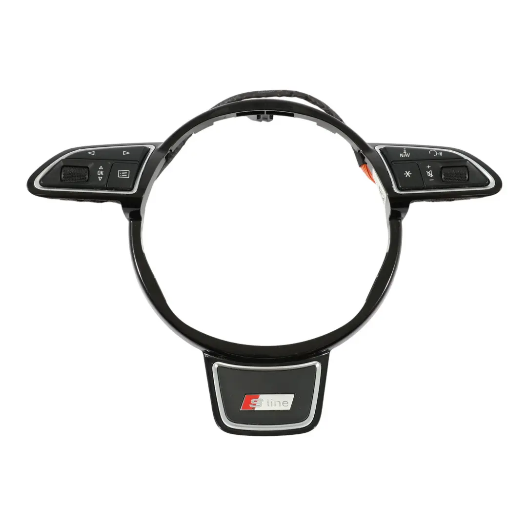 Steering Wheel Multifunction Switch Cover Trim 62473380F to Audi A7 4G with Part number 4H0419689B Audi A7 4G Steering Wheel Multifunction Switch Cover Trim 62473380F - SKU 4H0419689B - Part number 4H0419689B