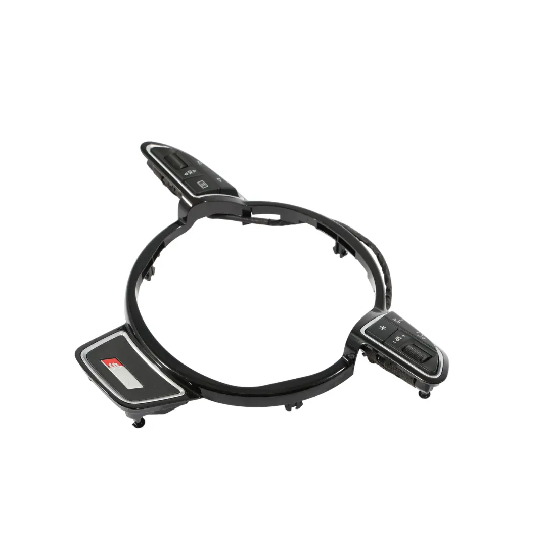 Steering Wheel Multifunction Switch Cover Trim 62473380F to Audi A7 4G with Part number 4H0419689B Audi A7 4G Steering Wheel Multifunction Switch Cover Trim 62473380F - SKU 4H0419689B - Part number 4H0419689B
